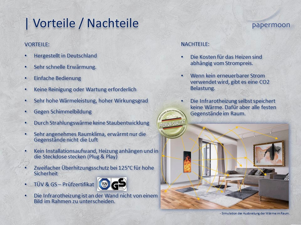 Papermoon Infrarotheizung »Ihr Foto für personalisierte Infrarotheizung«, Individuelle Infrarot-BILD-Heizung, Motiv nach Kundenwunsch