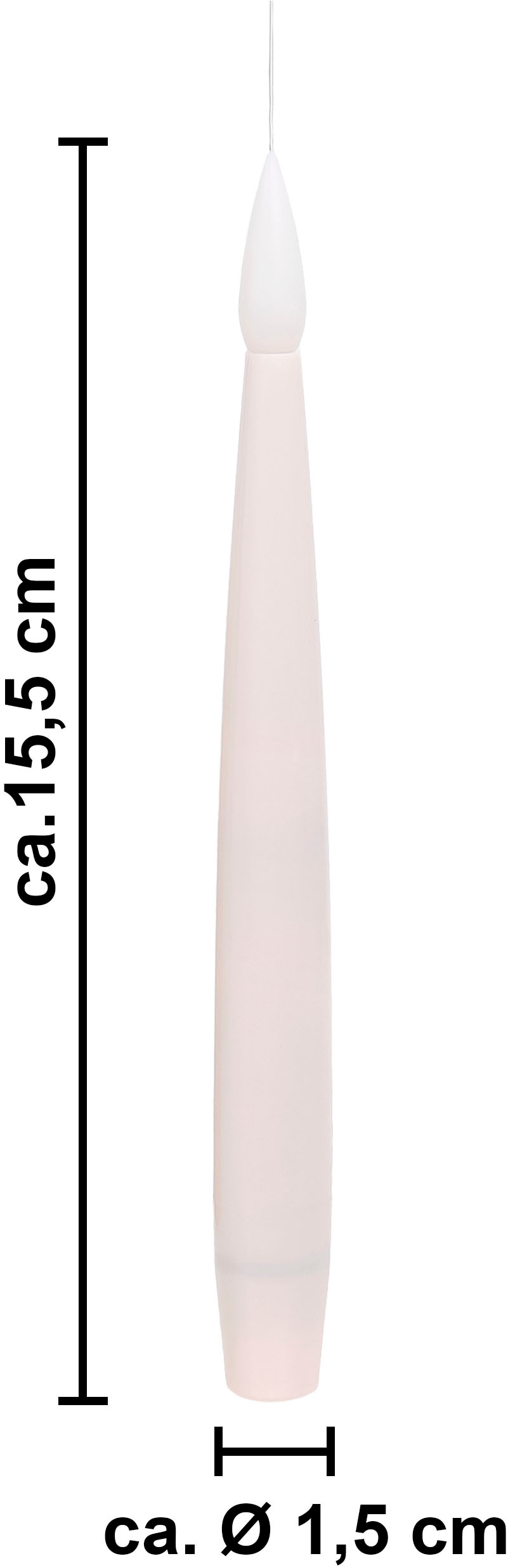 my home LED Dekolicht »10 Schwebende LED Tafelkerze mit Zauberstab Noaro« LED-Modul 11 Stk. Warmweiß mit Zauberstab als Fernbedienung