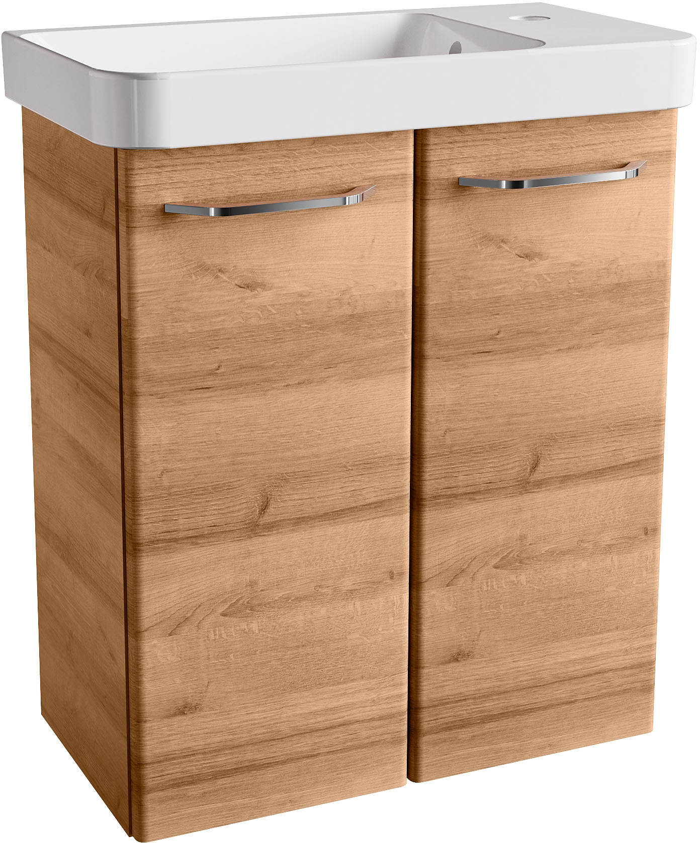 FACKELMANN Waschtisch »Mini-Gäste-WC-Set MILANO«, Badmöbel, Breite 55cm