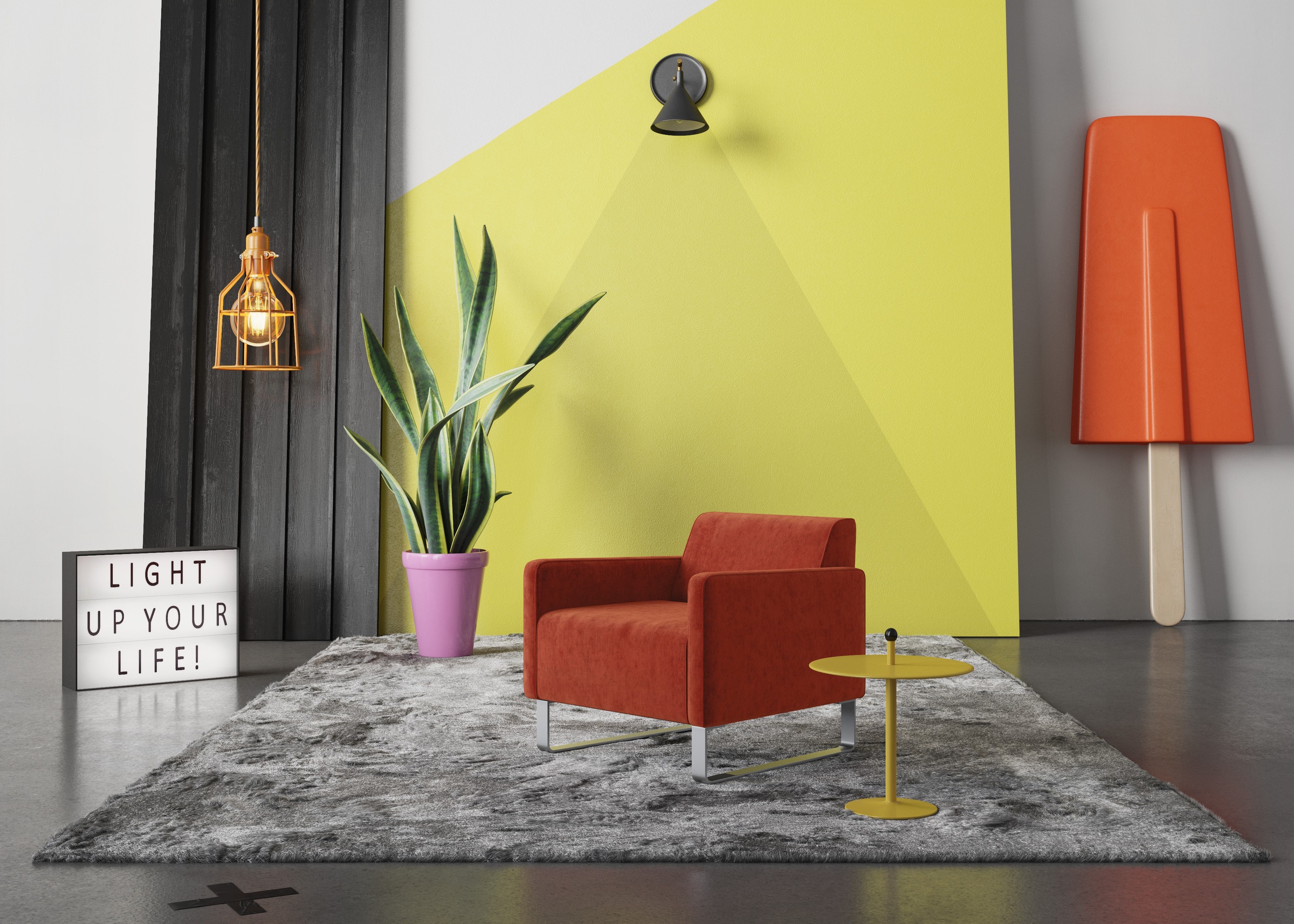 machalke® Sessel »single«, mit Metallkufen
