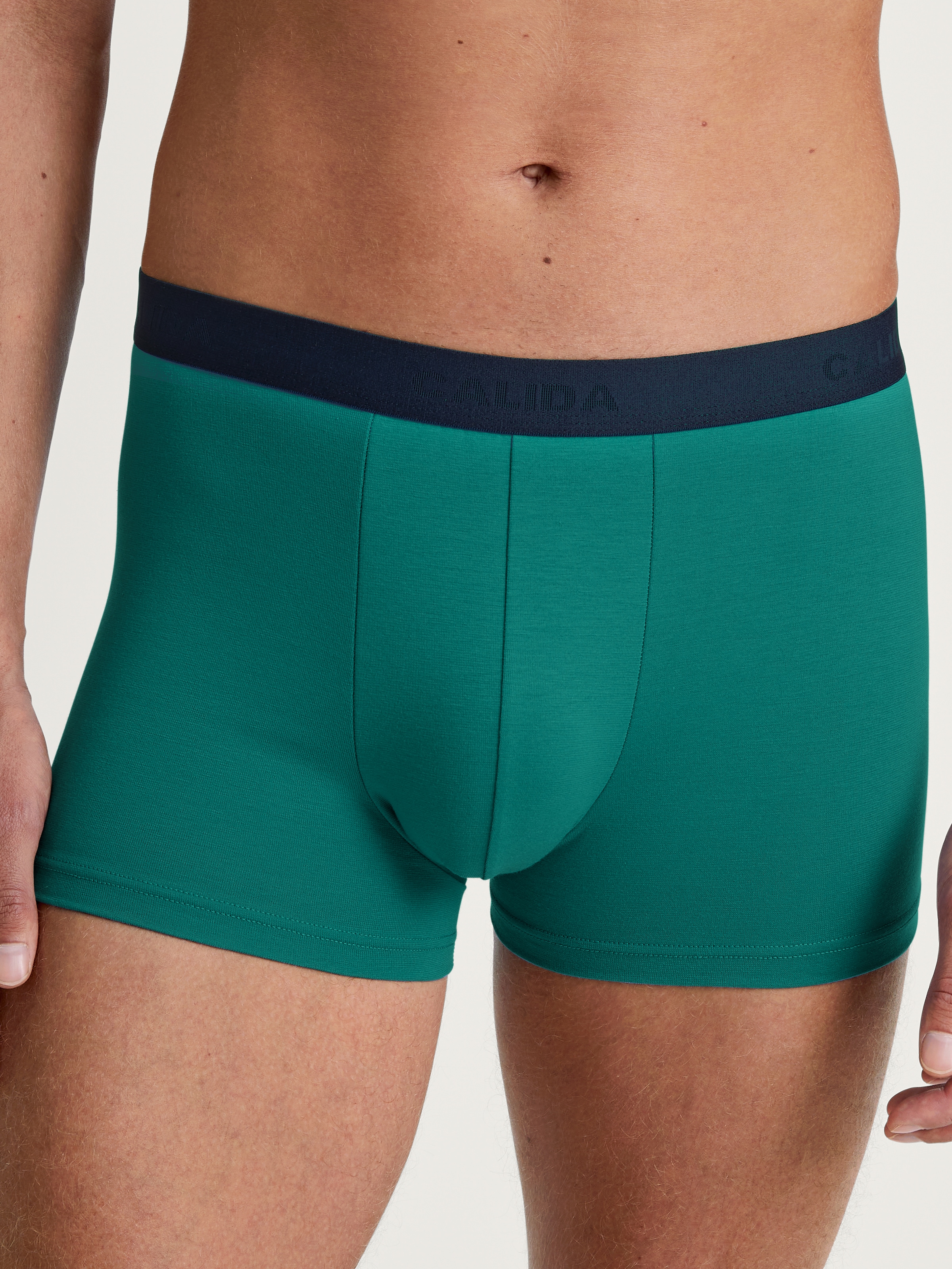 CALIDA Boxershorts »Natural Benefit«, (3er Pack), mit formstabiler Single Jersey-Qualität
