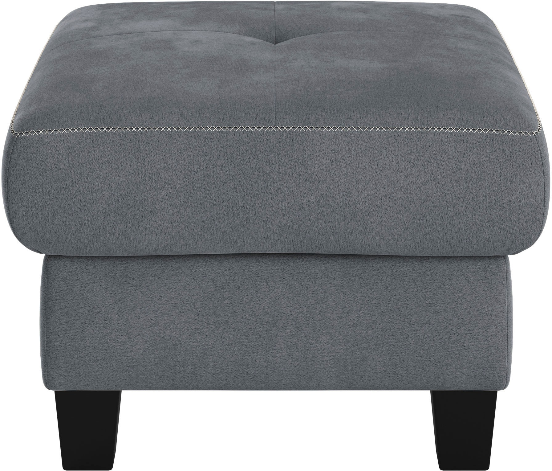 Home affaire Polsterhocker »Varese« Kreuznaht in beige