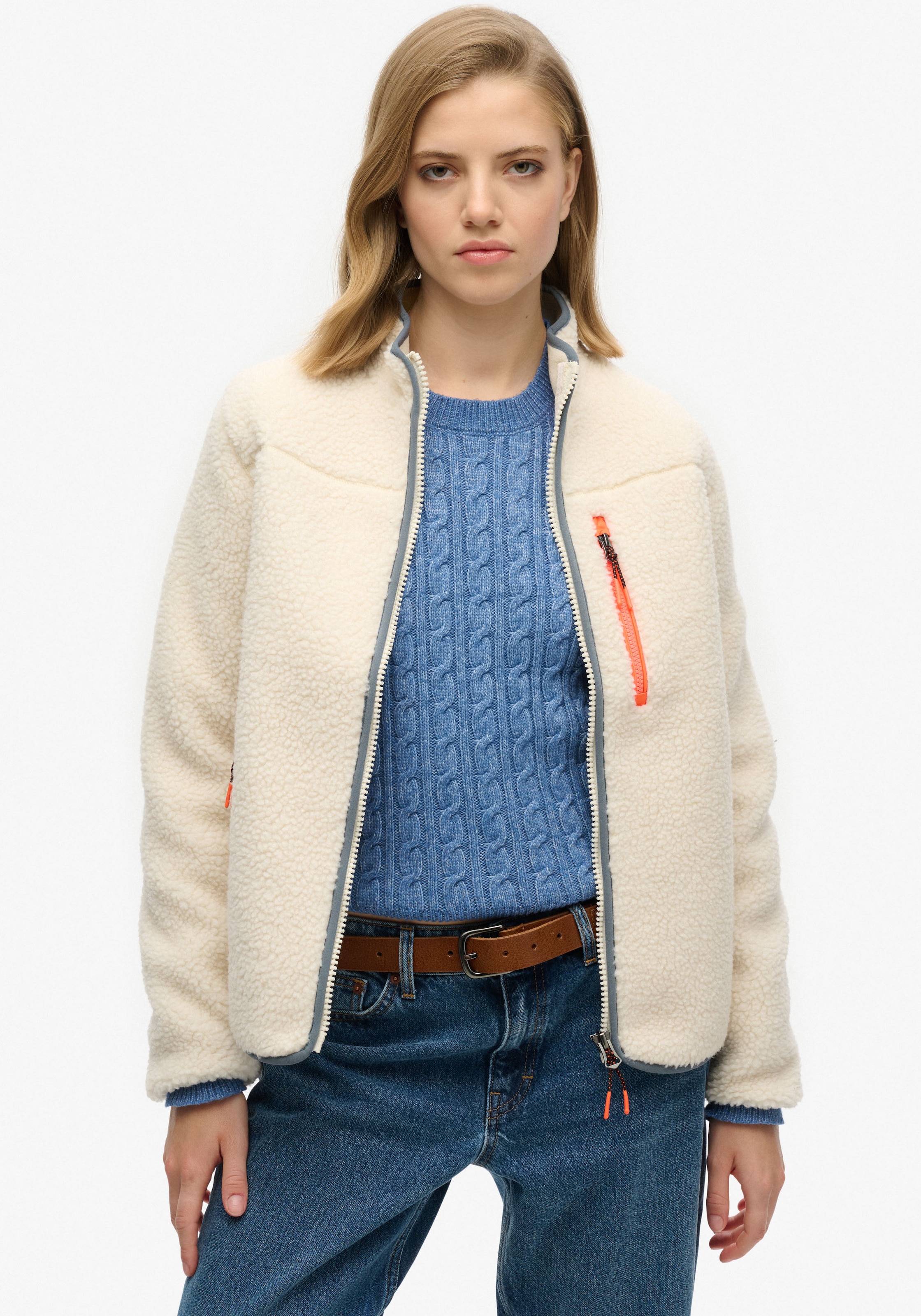 Superdry Fleecejacke »OUTDOOR FULL ZIP FLEECE«
