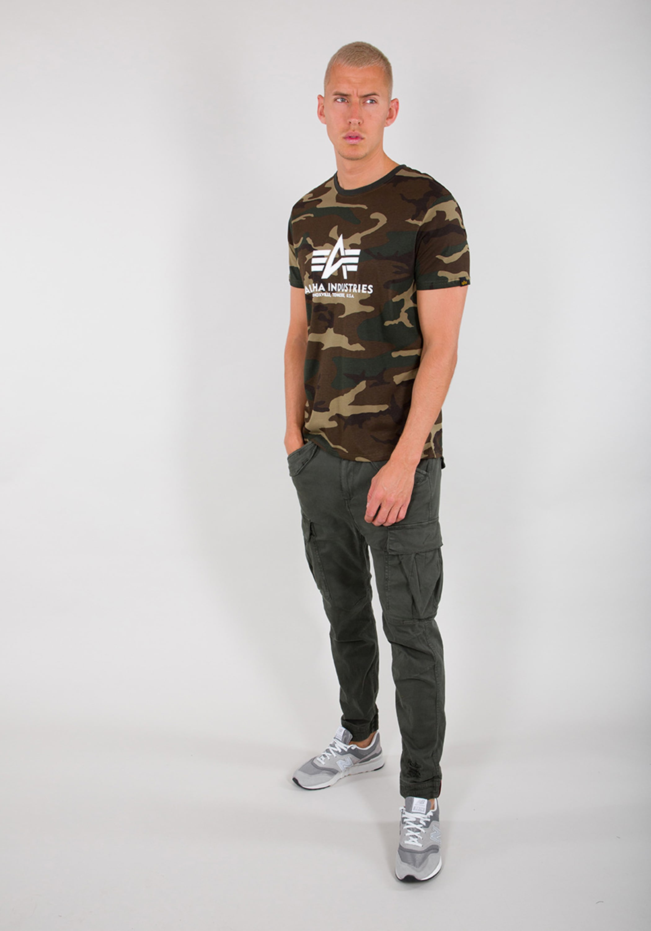 Alpha Industries T-Shirt »Alpha Industries Men - T-Shirts Basic T-Shirt Camo«