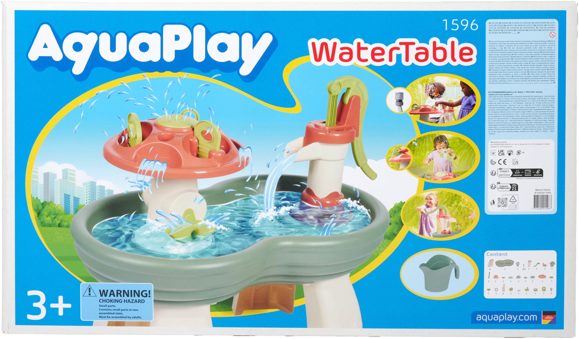 Aquaplay Wasserspieltisch »Wassertisch pastell« Made in Germany