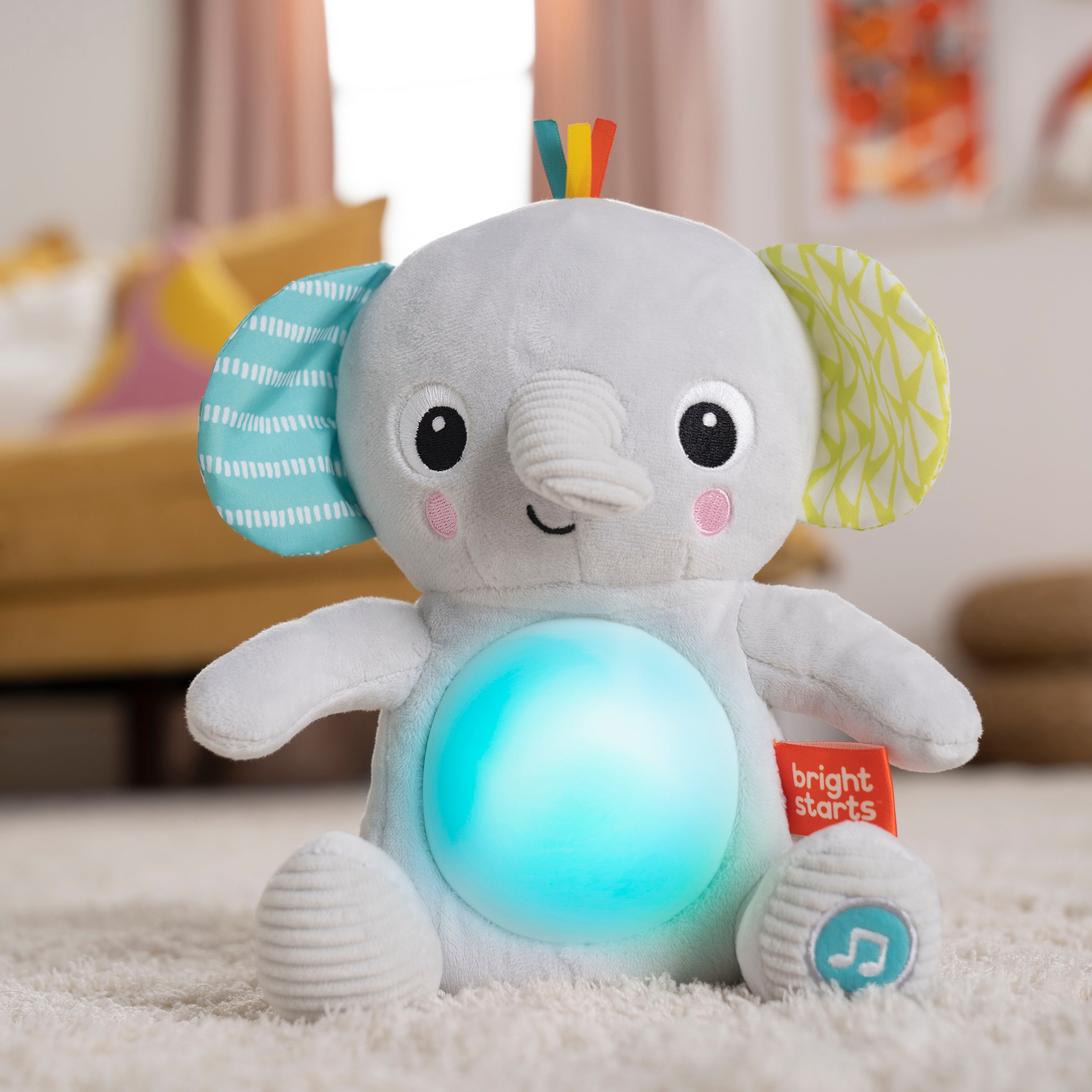 Bright Starts Plüschfigur »Hug-a-bye Baby™ Musical Light Up Soft Toy​«, mit Licht und Soundeffekten