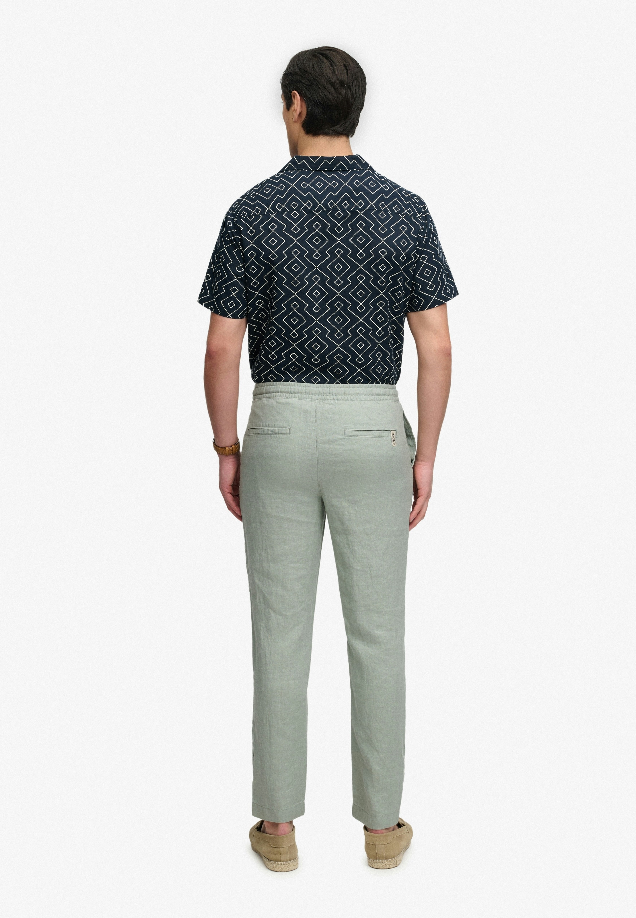 Superdry Leinenhose »MERCHANT LINEN PANT«