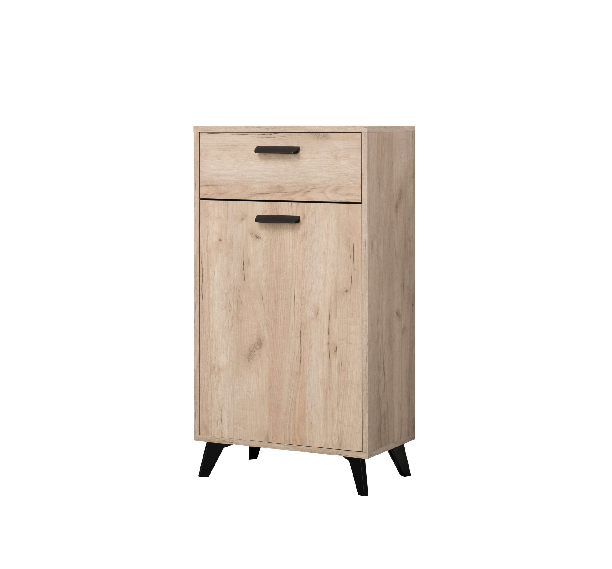 INOSIGN Garderoben-Set »Umbria, Flurmöbel, Dielenmöbel, Breite 175 cm, in Grau Eiche«, (Komplett-Set, 5 St., 5-st), (Set, 5-St) inkl. 2 Schränke, Sitzbank, Garderobenpaneel und Spiegel