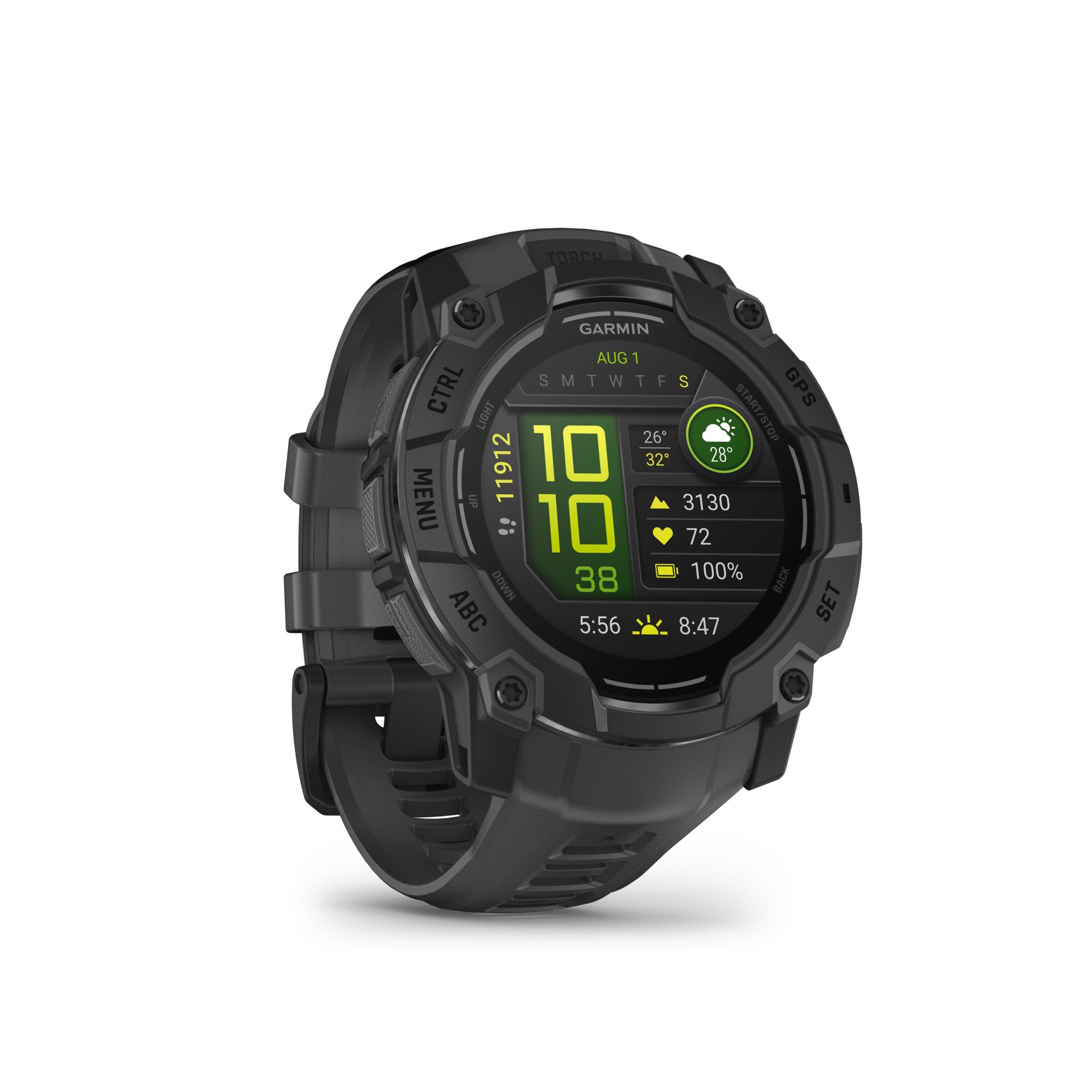Garmin Smartwatch »Instinct 3 AMOLED 50mm«, (3,3 cm / 1,3 Zoll), 4 GB,)