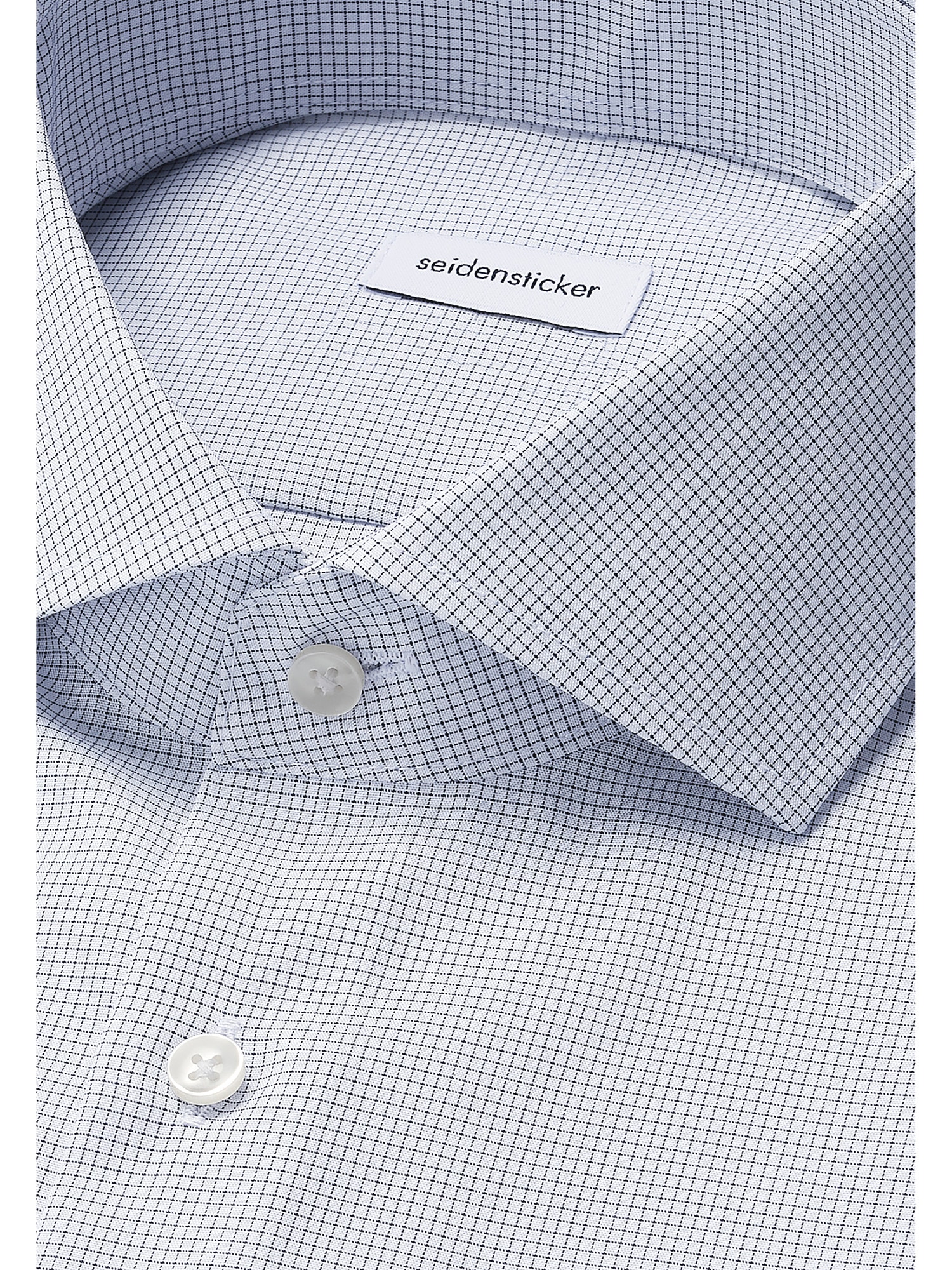 seidensticker Businesshemd »Schwarze Rose«, X-Slim 1/1 Kentkragen Karo
