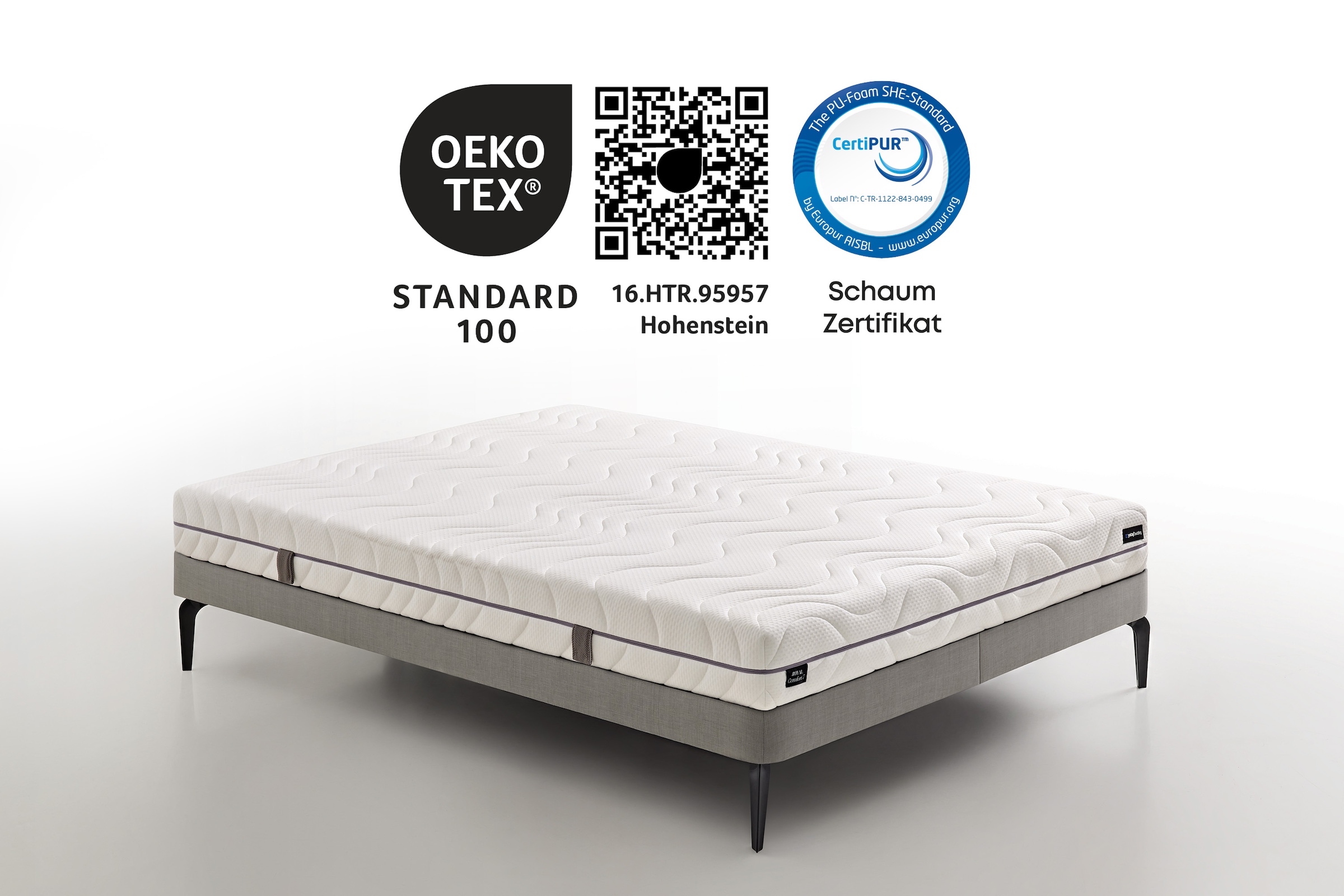 Yatas Bedding Komfortschaummatratze »Royal Comfort 7 Slim, Matratze 90x200, 140x200 cm & weitere Größen«, 18 cm hoch, Raumgewicht: 28 kg/m³, (1 St., 1-tlg.), 7-Zonen, H3, wendbar ergonomisch, atmungsaktiv