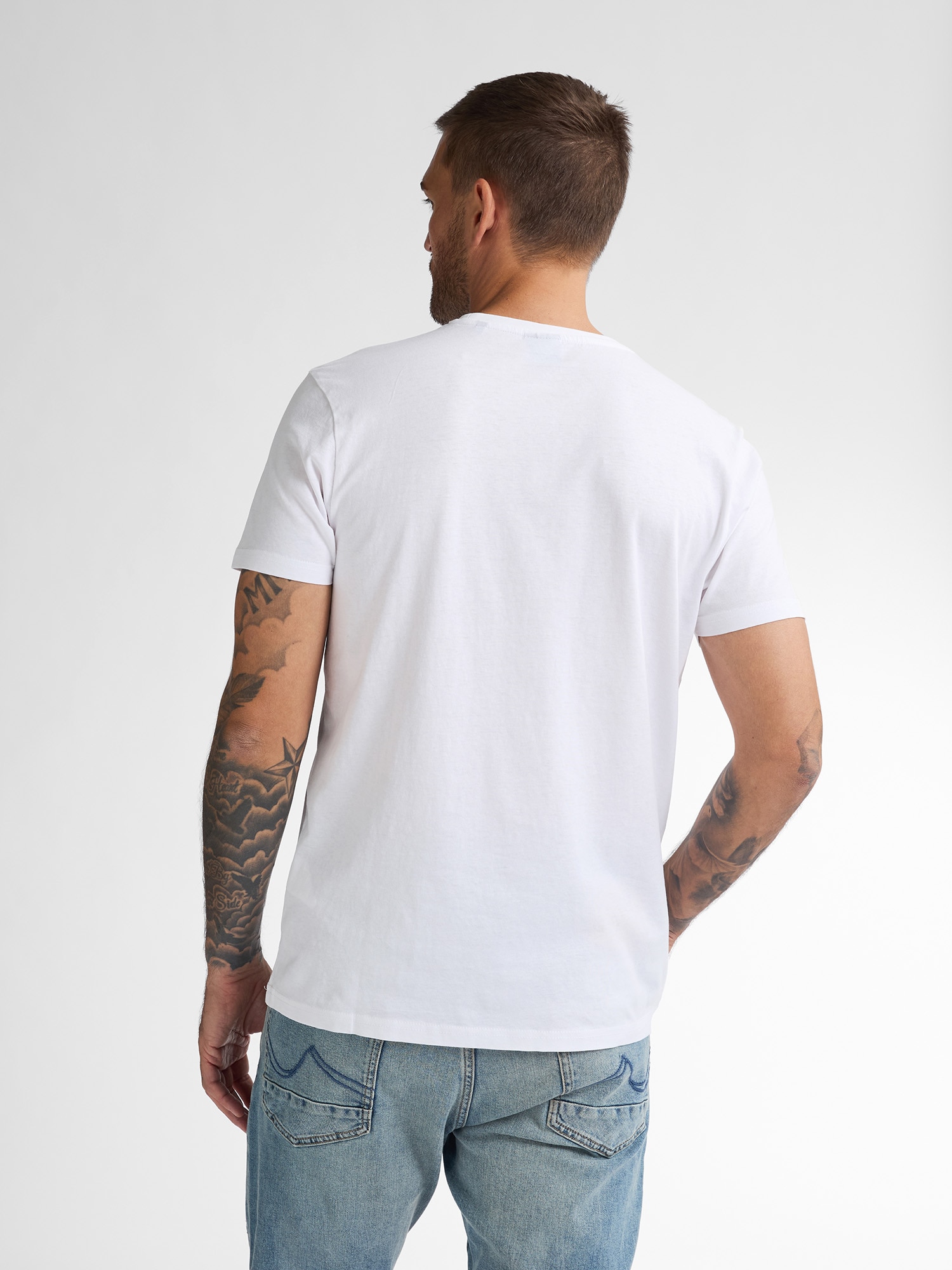 Petrol Industries Rundhalsshirt, mit Logo Stickerei