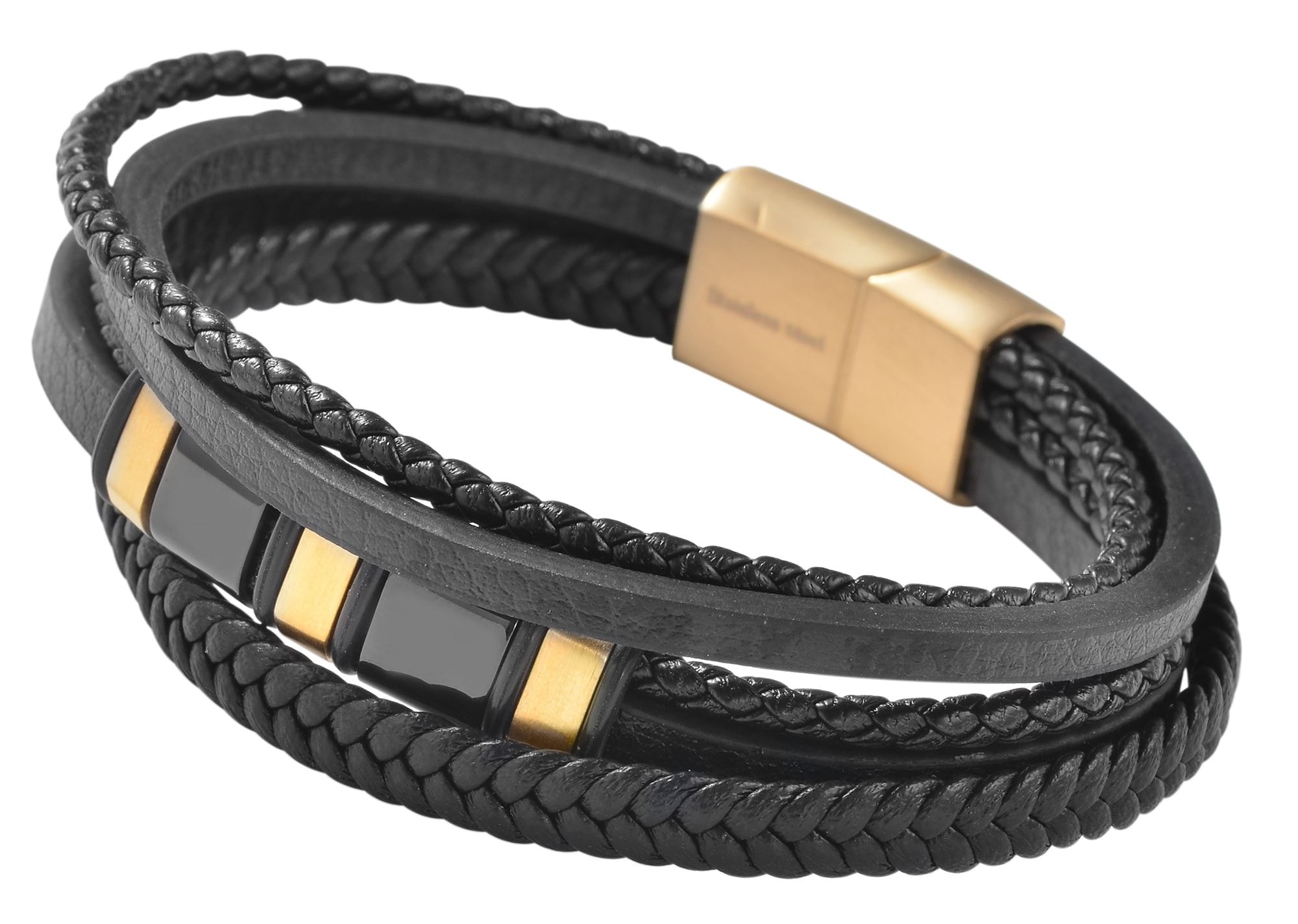 Adelia´s Lederarmband »Unisex Armband ¿ Lederarmband aus Leder 23 cm«