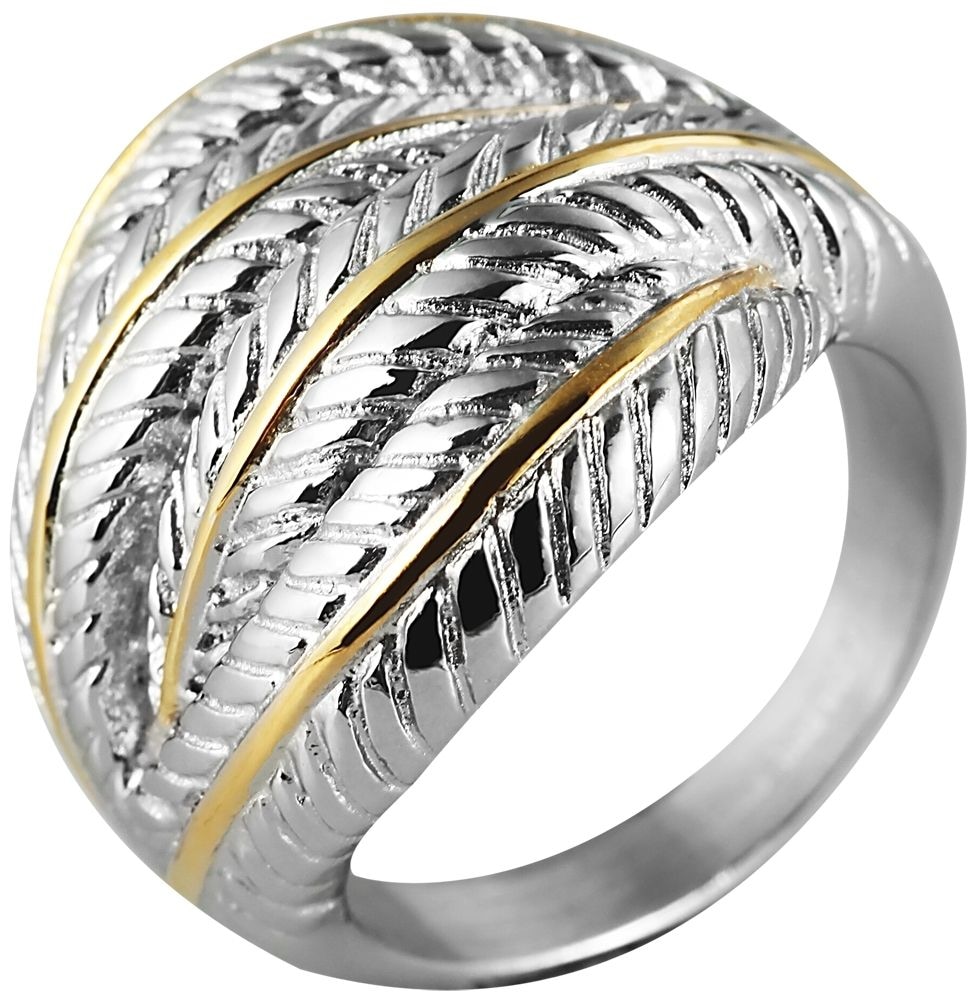 Adelia´s Fingerring »Damen Ring aus Edelstahl«