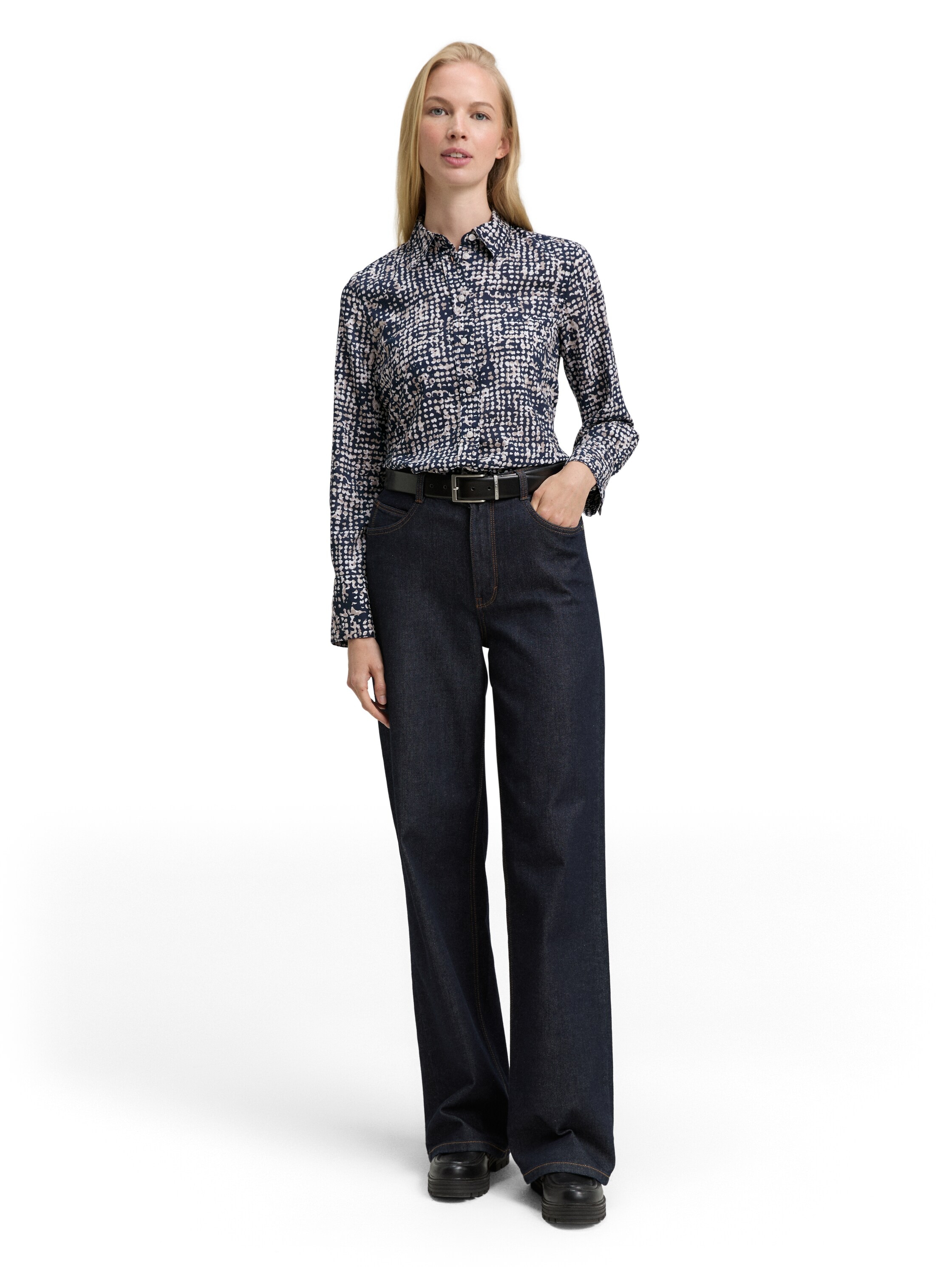 TOM TAILOR Hemdbluse, mit Muster