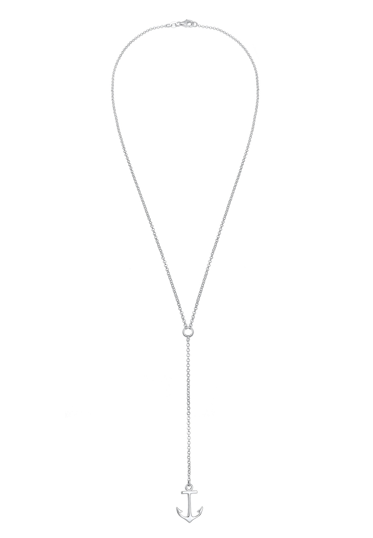 Elli Y-Kette »Halskette Y-Kette Anker 925 Sterling Silber«