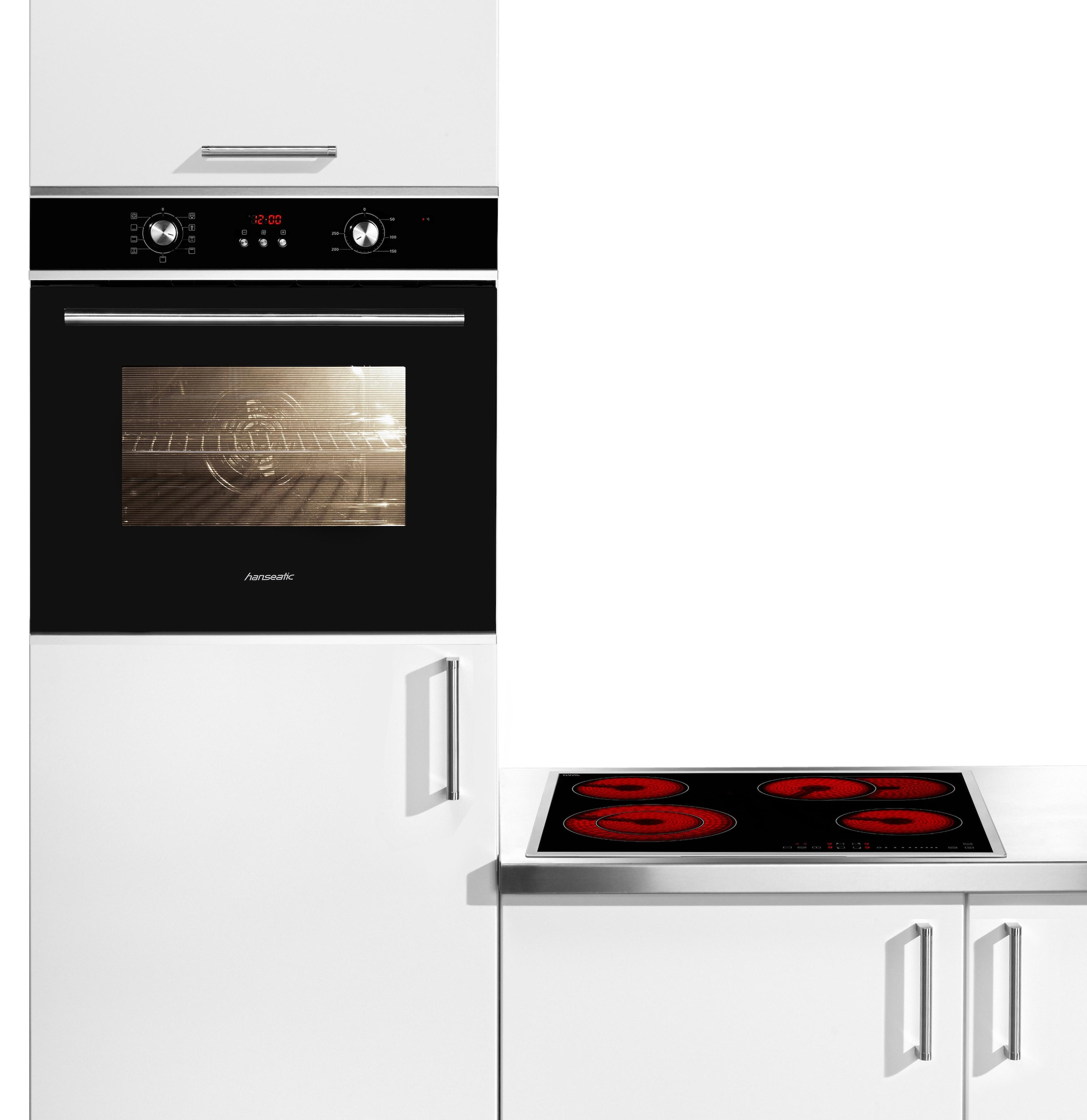 Hanseatic Backofen-Set »65M90D0-E11319G«, (Spar-Set), mit Restwärmeanzeige
