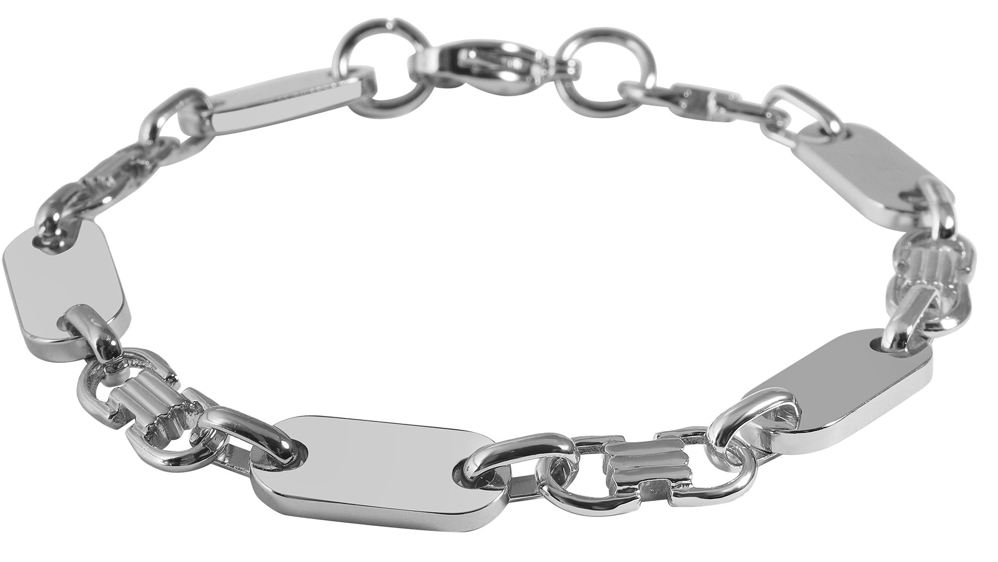 Adelia´s Armband »Unisex Armband aus Edelstahl 21 cm«