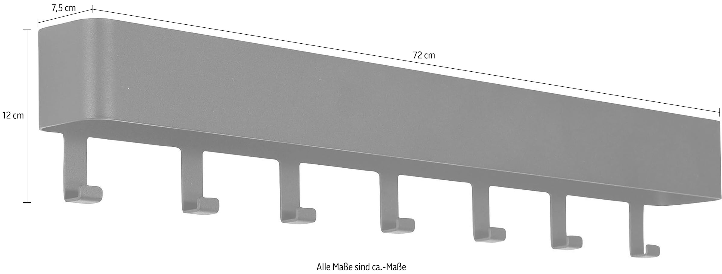 Spinder Design Garderobenhalter »Dax Play«, Metall, Breite 72 cm