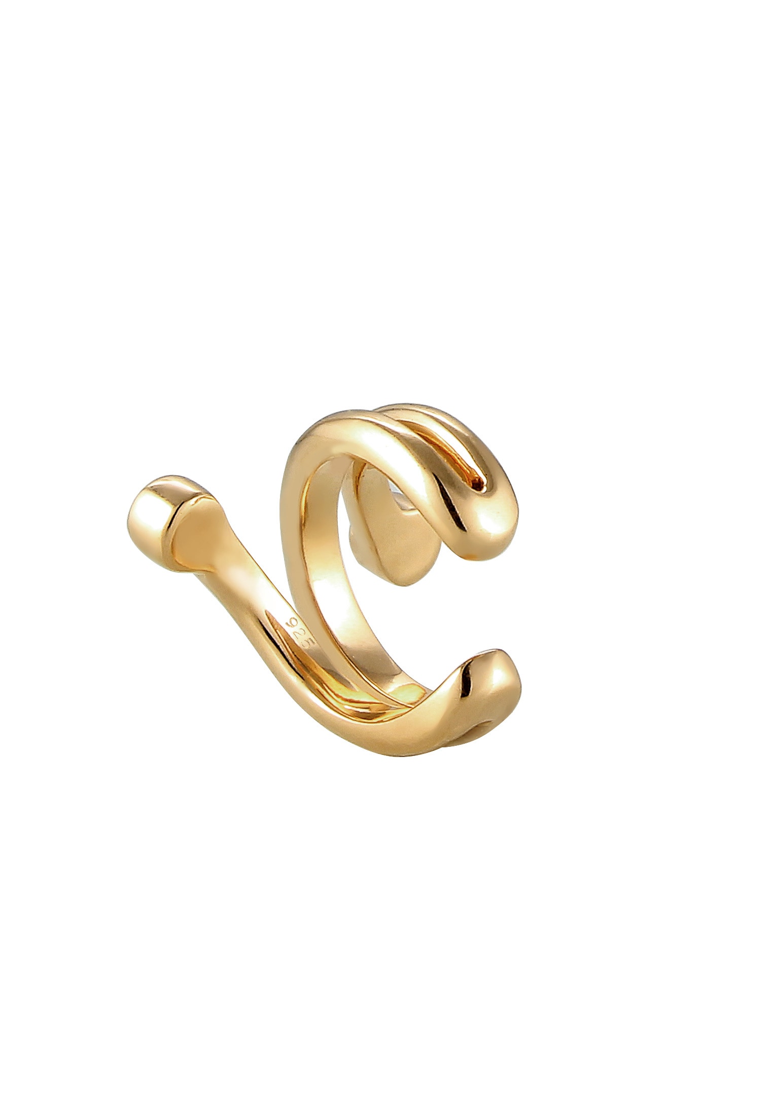 Elli Ohrklemme »Ohrringe Single Earcuff Ohrklemme 925 Silber, mit Kristallen von Swarovski®«