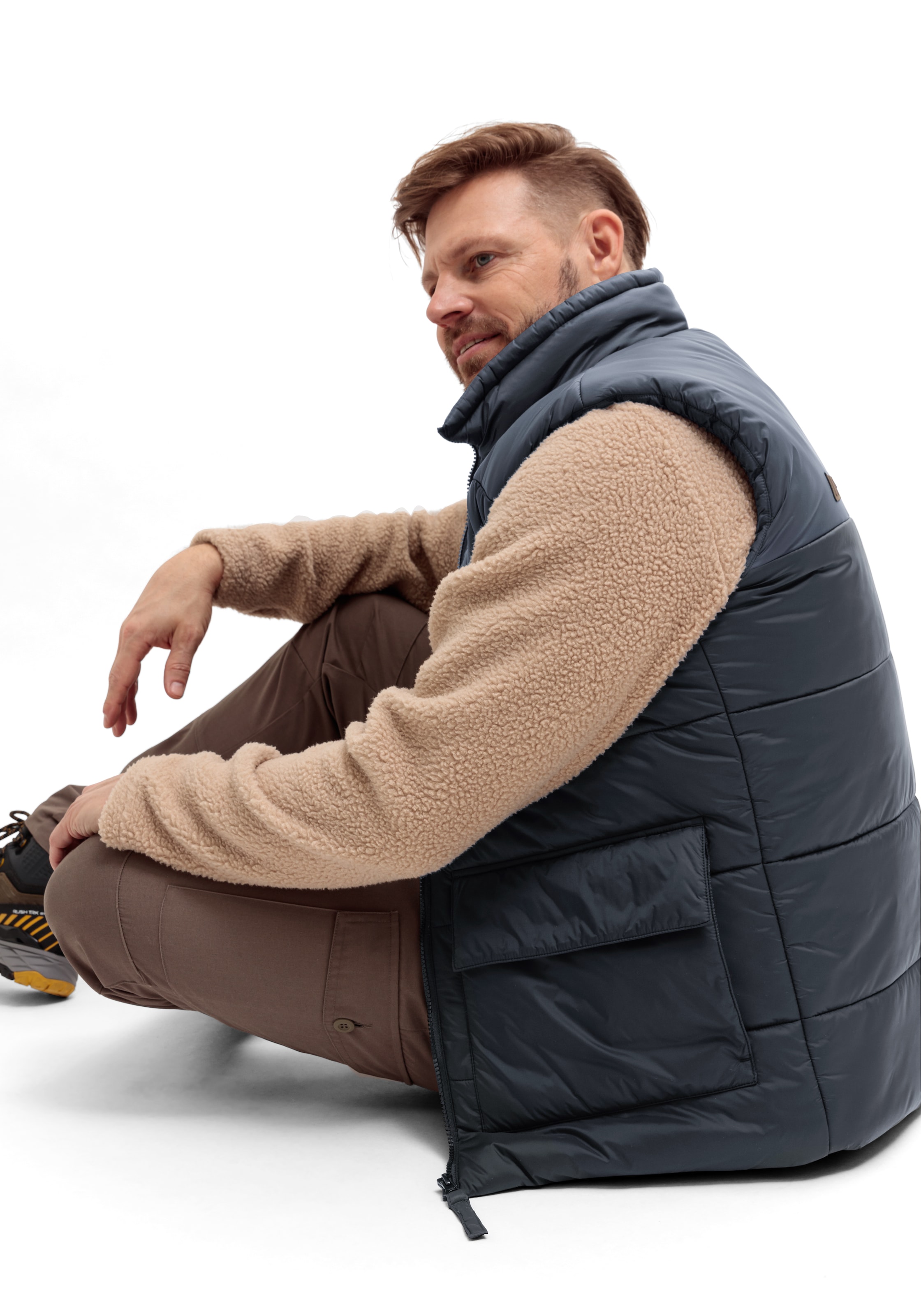 Maier Sports Funktionsweste »Heatcore Vest M«, warme Herren Weste windabweisend u. atmungsaktiv