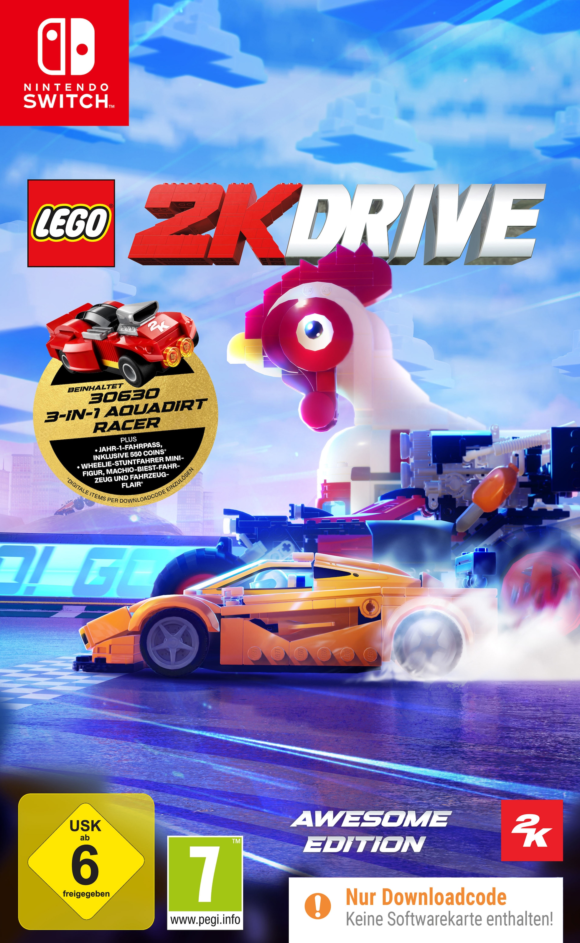 Spielesoftware »Lego 2K Drive AWESOME - Code in the Box«, Nintendo Switch
