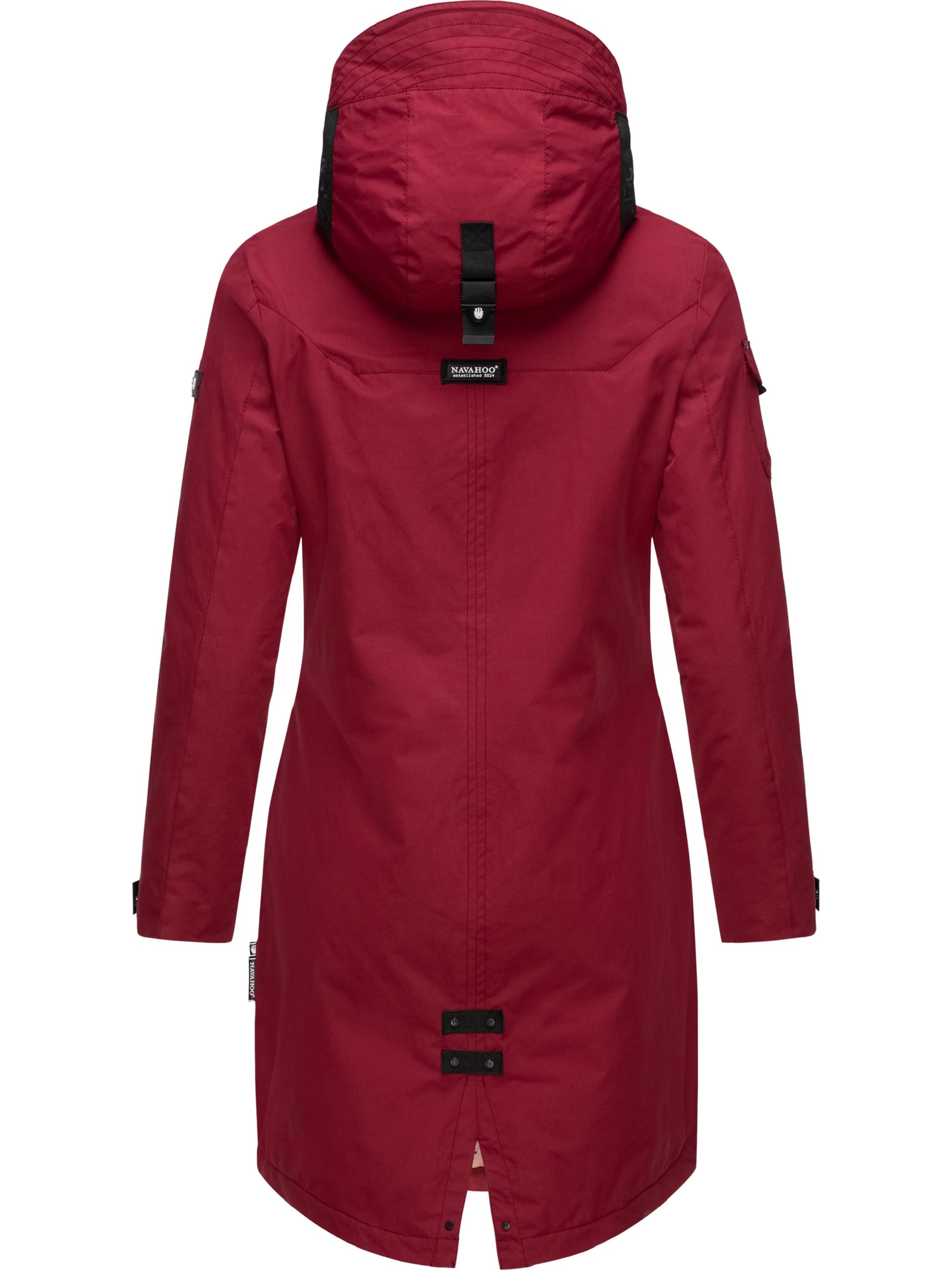 Navahoo Outdoorjacke »Übergangsjacke Pfefferschote«, mit Kapuze, moderne Damen Übergangsjacke mit Kapuze