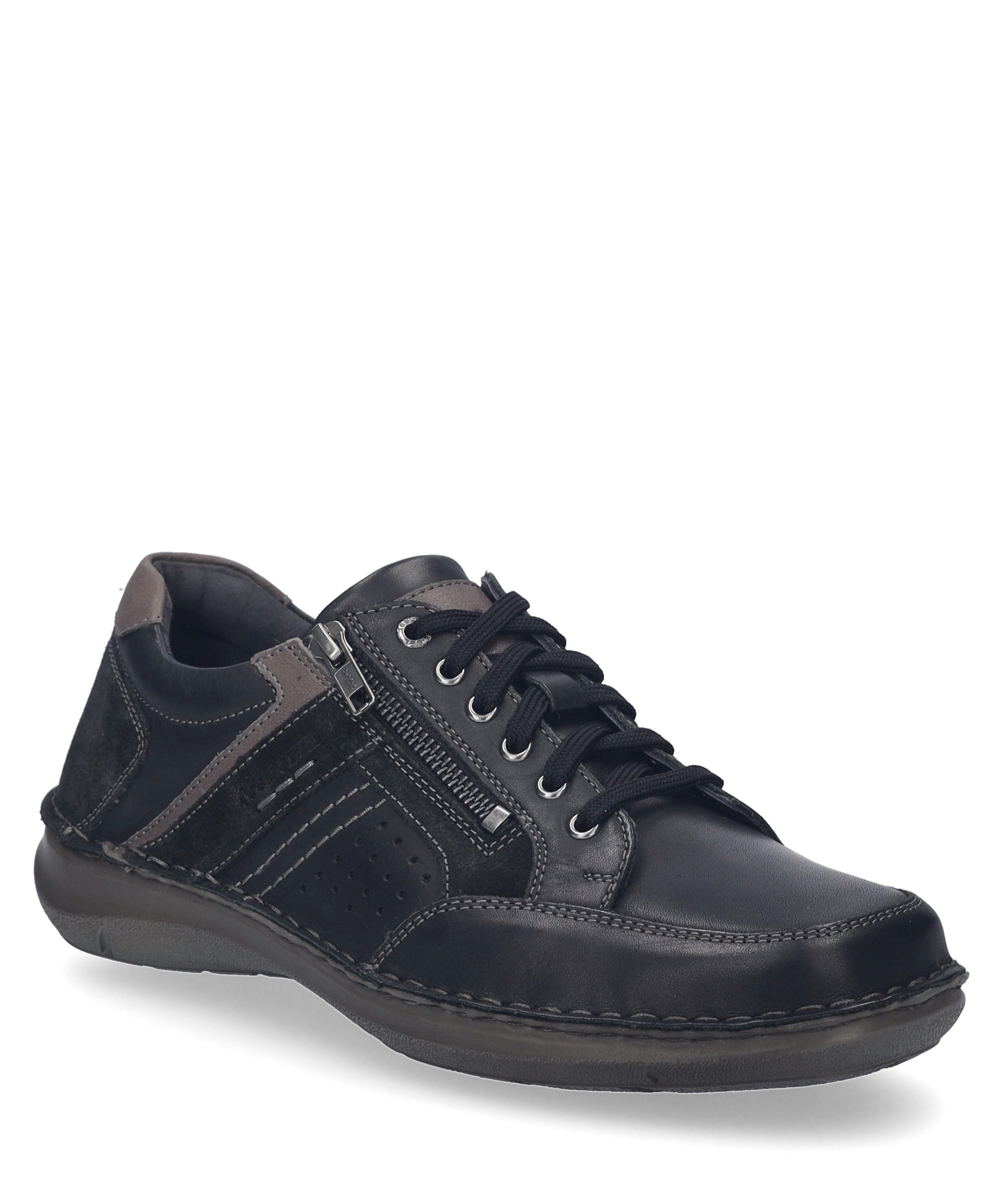 Josef Seibel Schnürschuh »New Anvers 87, schwarz-kombi«