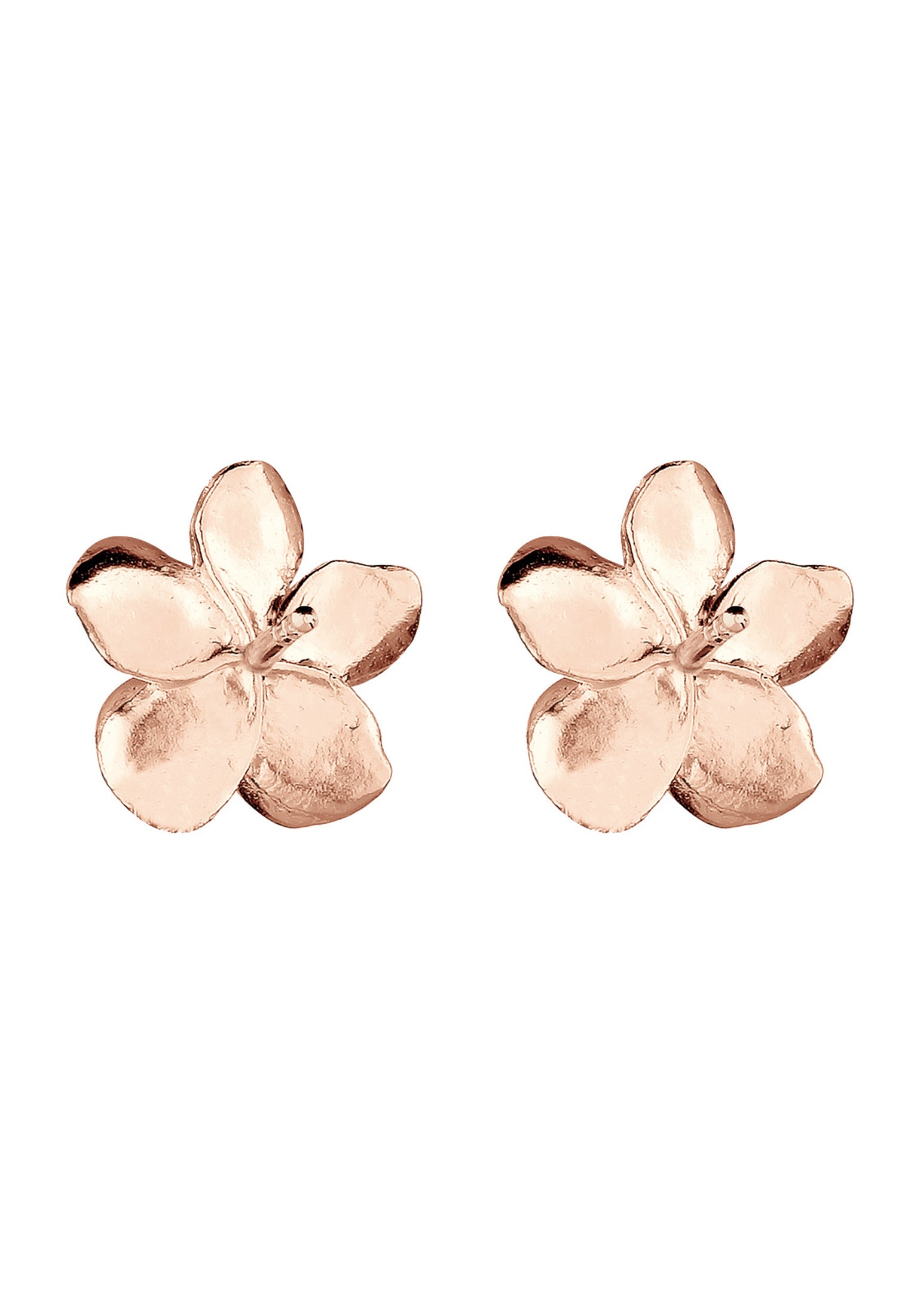 Elli Paar Ohrstecker »Ohrringe Frangipani Blüte Blume Filigran 925 Silber«