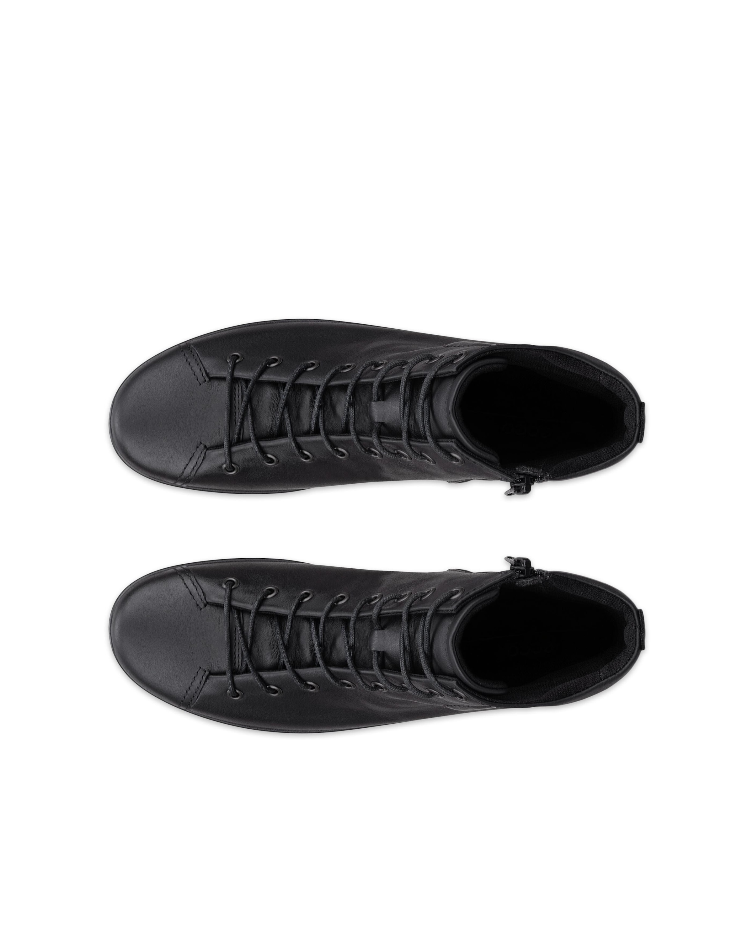 Ecco Schnürboots »ECCO SOFT 2.0«  Casual-Boots, Stiefelette, High Top-Sneaker mit Reißverschluss