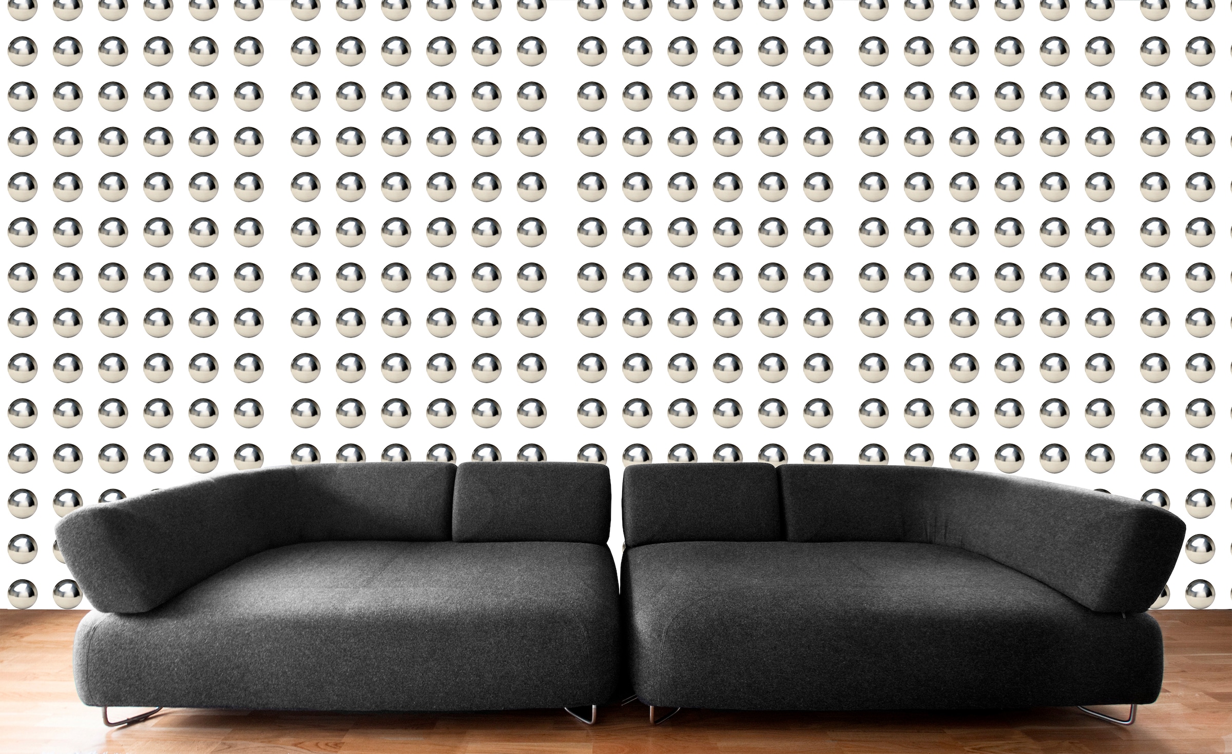 queence Vinyltapete »Foird«, bedruckt-3D-Optik-clean-Motiv, 90x250cm, selbstklebend, kinderleichte Anbringung, Sticker