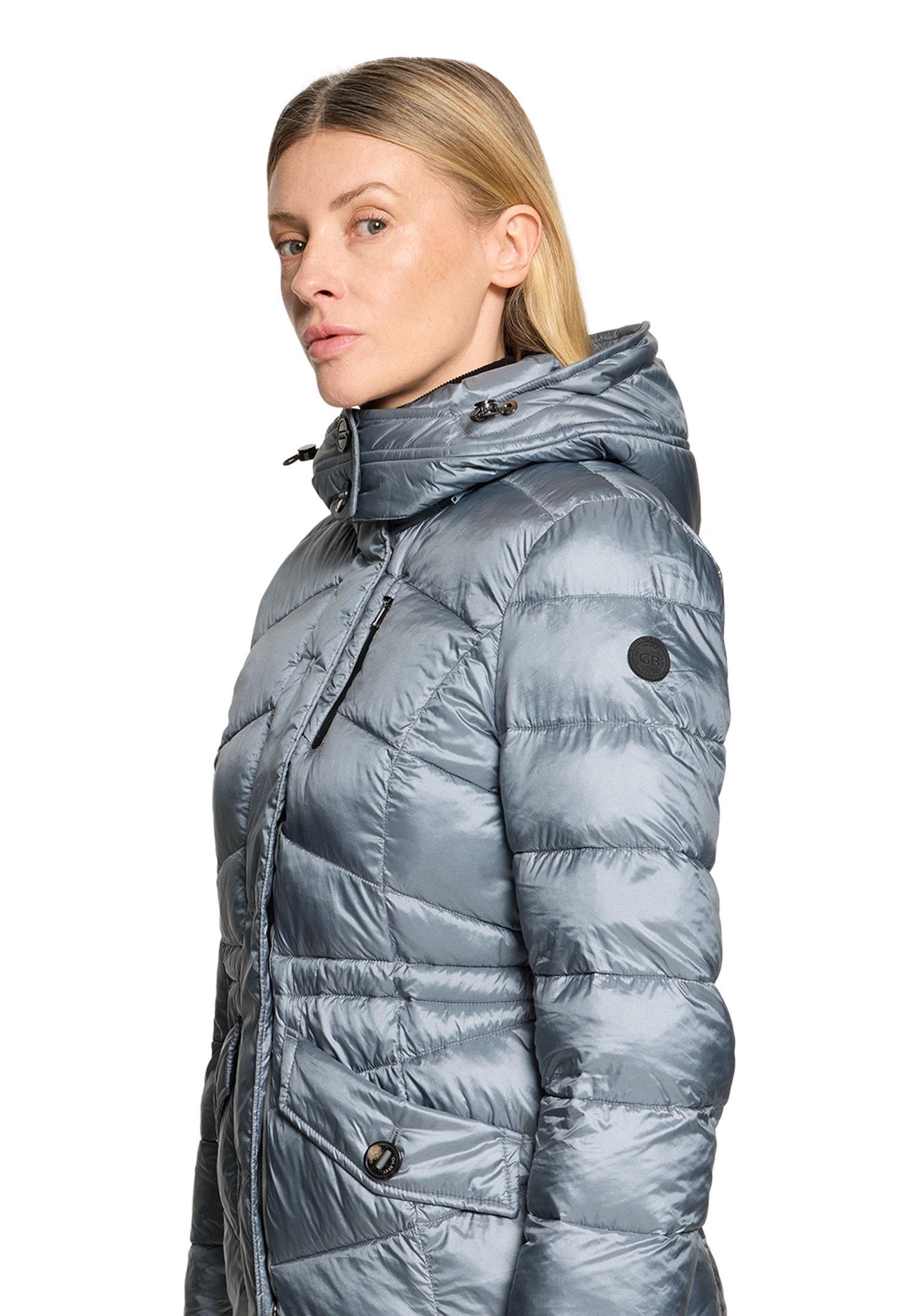 Gil Bret Steppjacke mit Kapuze mit abnehmbarer Kapuze