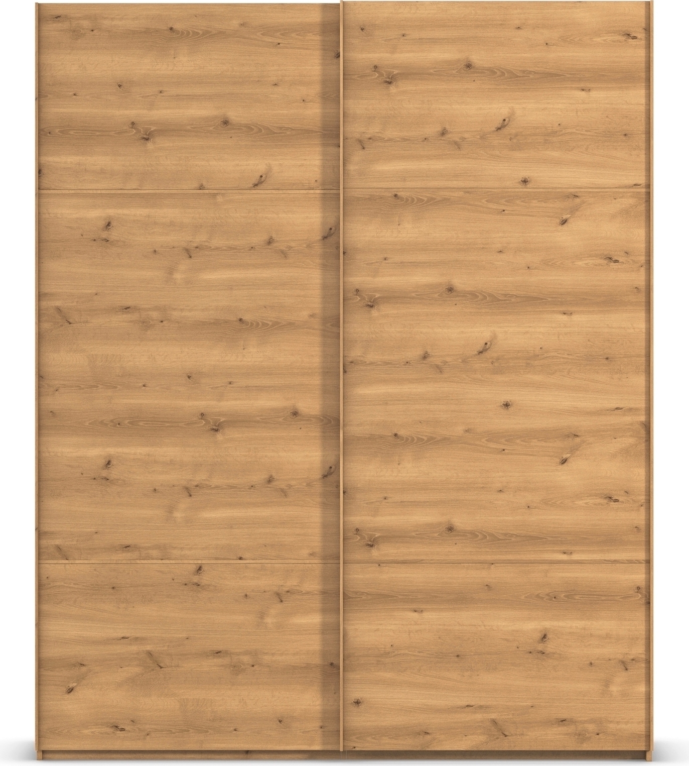 rauch Schwebetürenschrank »Kleiderschrank Schrank Garderobe Schlafzimmerschrank SCALE-TRIO« edle dreigeteilte Front, 2 Zierleisten in Griff-Farbe MADE IN GERMANY