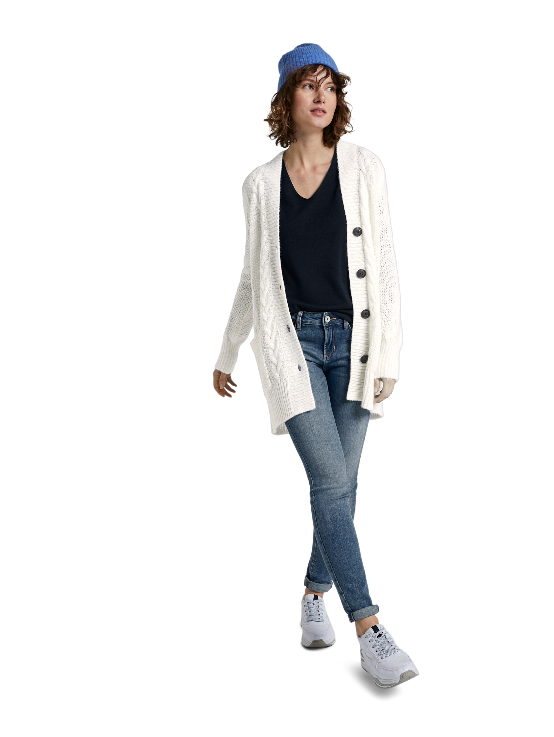 TOM TAILOR V-Ausschnitt-Pullover