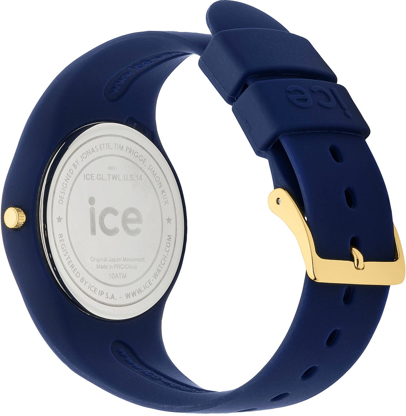 ice-watch Quarzuhr »ICE glam forest - S37 - 3H«, Armbanduhr, Damenuhr, Silikonarmband, analog