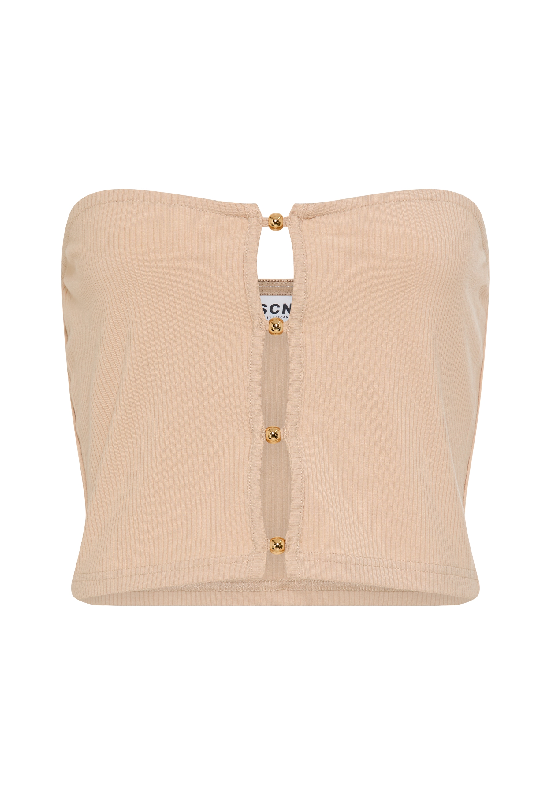 LSCN by LASCANA Bandeautop aus weicher Rippware, Croptop
