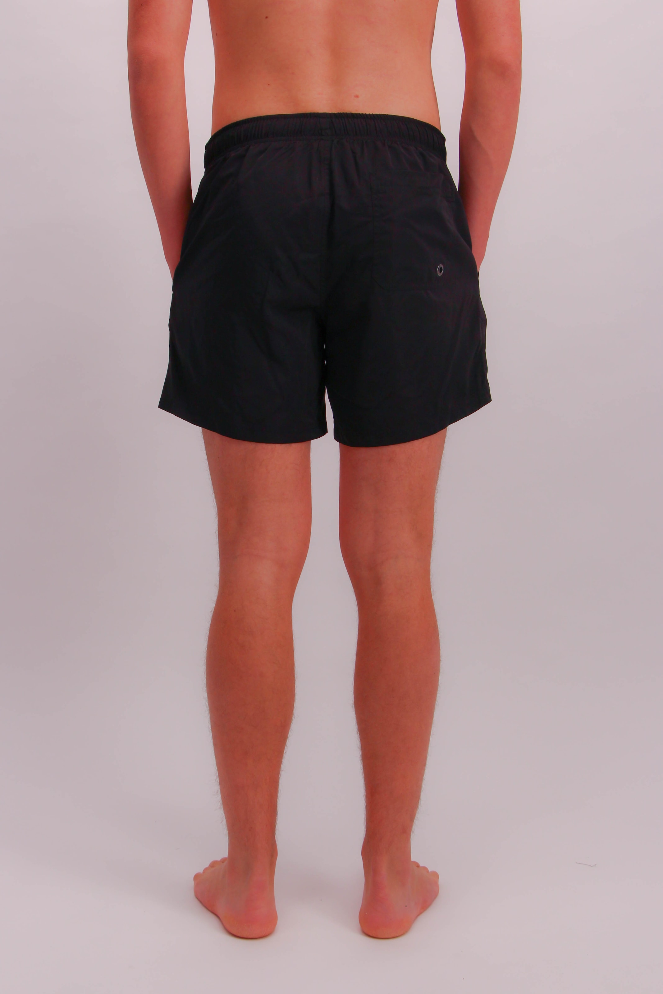 JOOP! Badeshorts »Solid« Cornflower-Logo, kurze Seitenschlitze