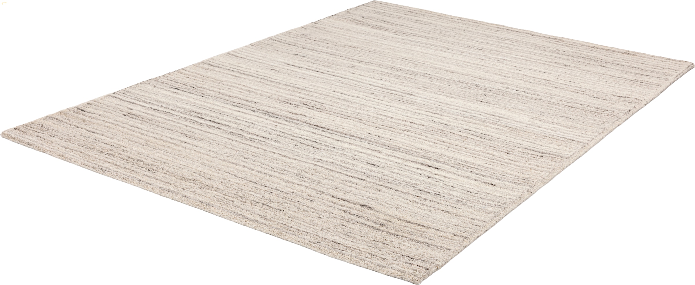 THEKO Wollteppich »Janne, Berber Teppich,  Wolle, meliert, handgearbeitet« rechteckig 20 mm Höhe handgetuftet, Wohnzimmer, Schlafzimmer, Esszimmer
