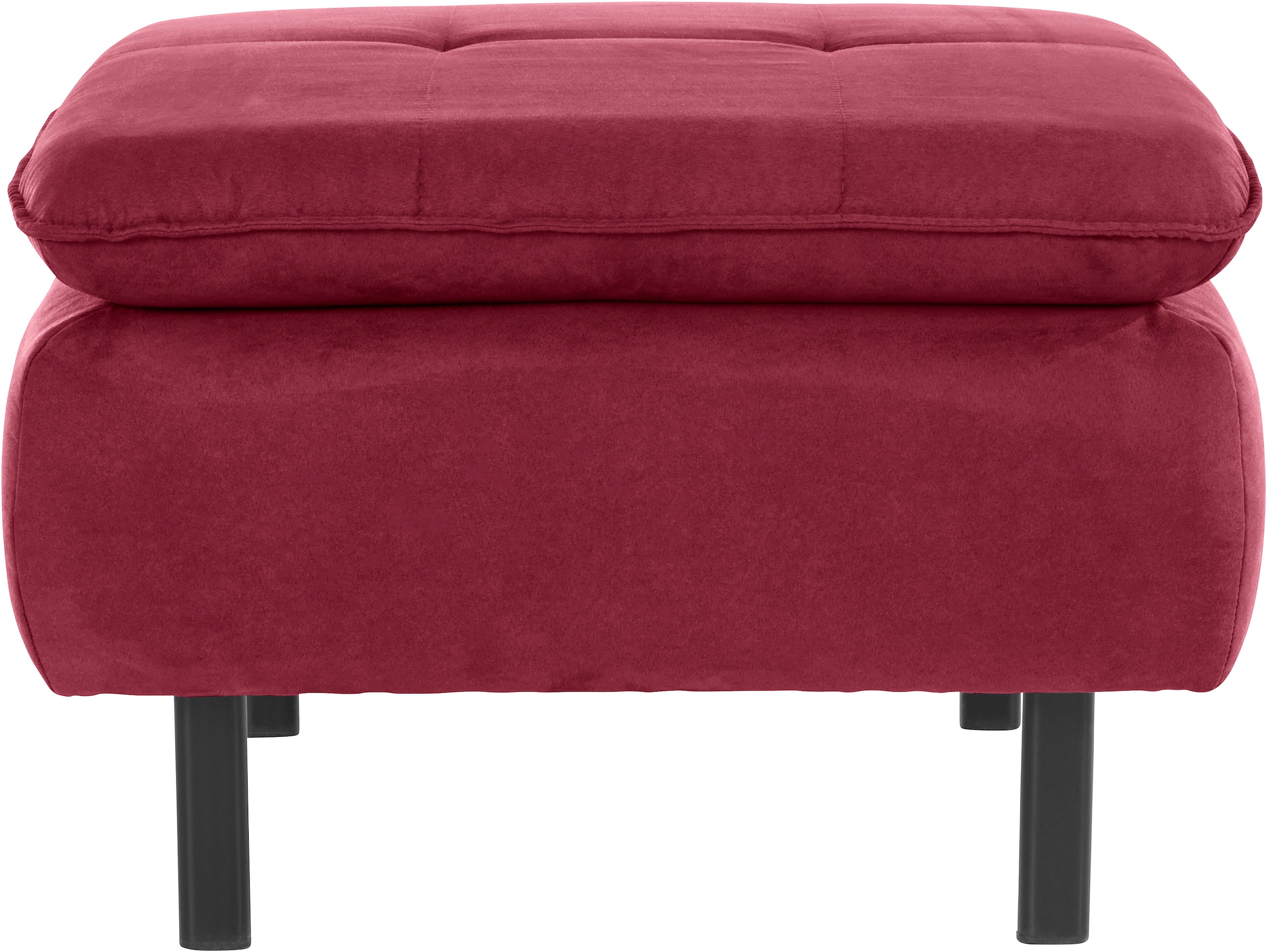 INOSIGN Polsterhocker »Birkholm«, passend zur Serie "Birkholm", B/T/H: 65/65/44 cm