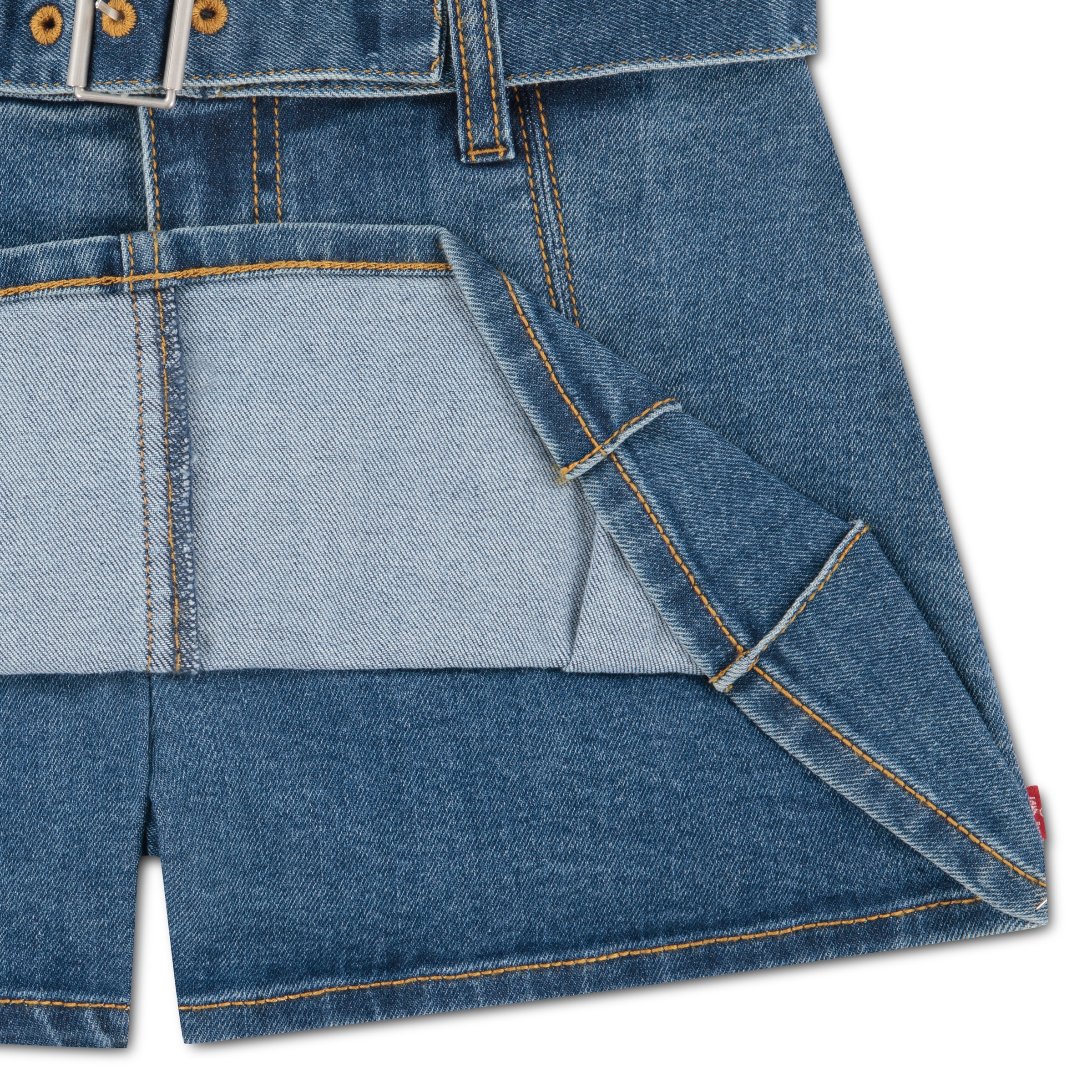 Levi's® Kids Jeansrock »LVG PLEATED SKORT W BELT« Denim-Rock-Shorts mit Jeans-Gürtel - für Girls