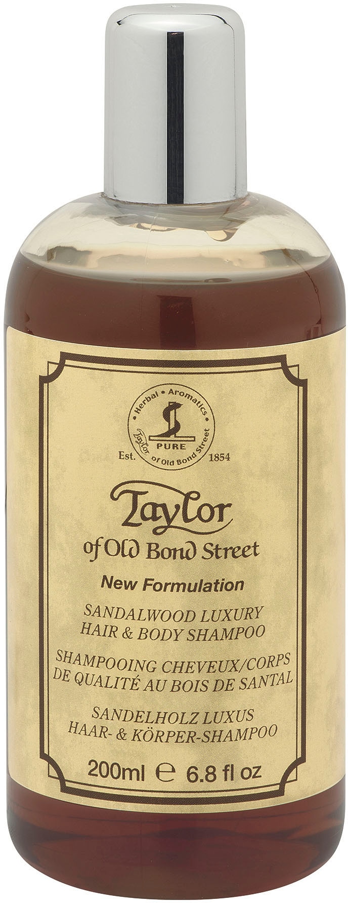 Taylor of Old Bond Street Duschgel »Dusch-/Badegel und Shampoo Sandelholz, 200 ml«, Maskuliner Sandelholz-Duft...