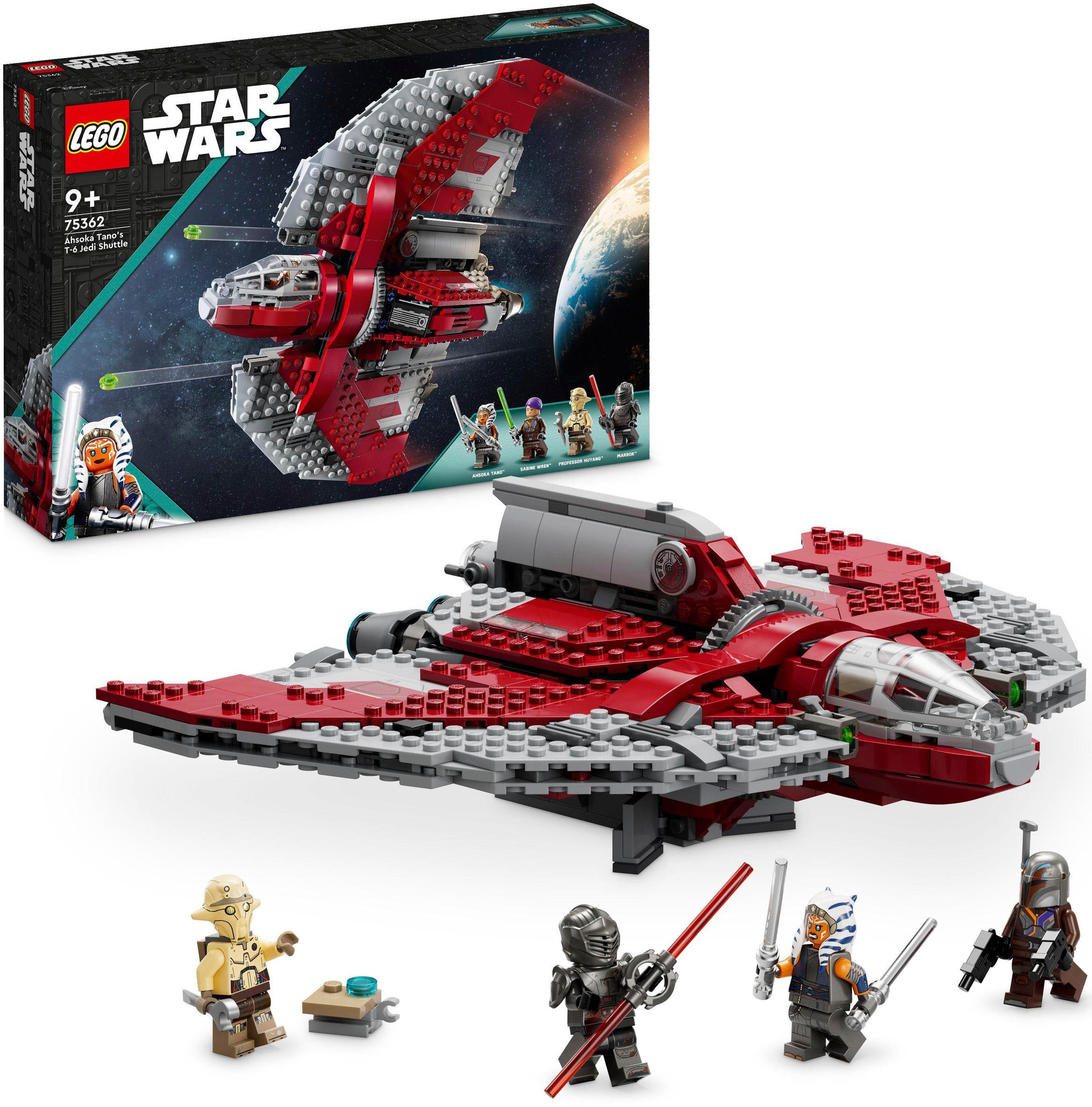 Konstruktionsspielsteine »Ahsoka Tanos T-6 Jedi Shuttle (75362), LEGO® Star Wars™«,...