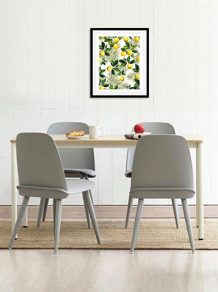 queence Bild »Enapay«, Obst-Obst Bilder-Essen-Lebensmittel-Kunst, (1 St.), gerahmt