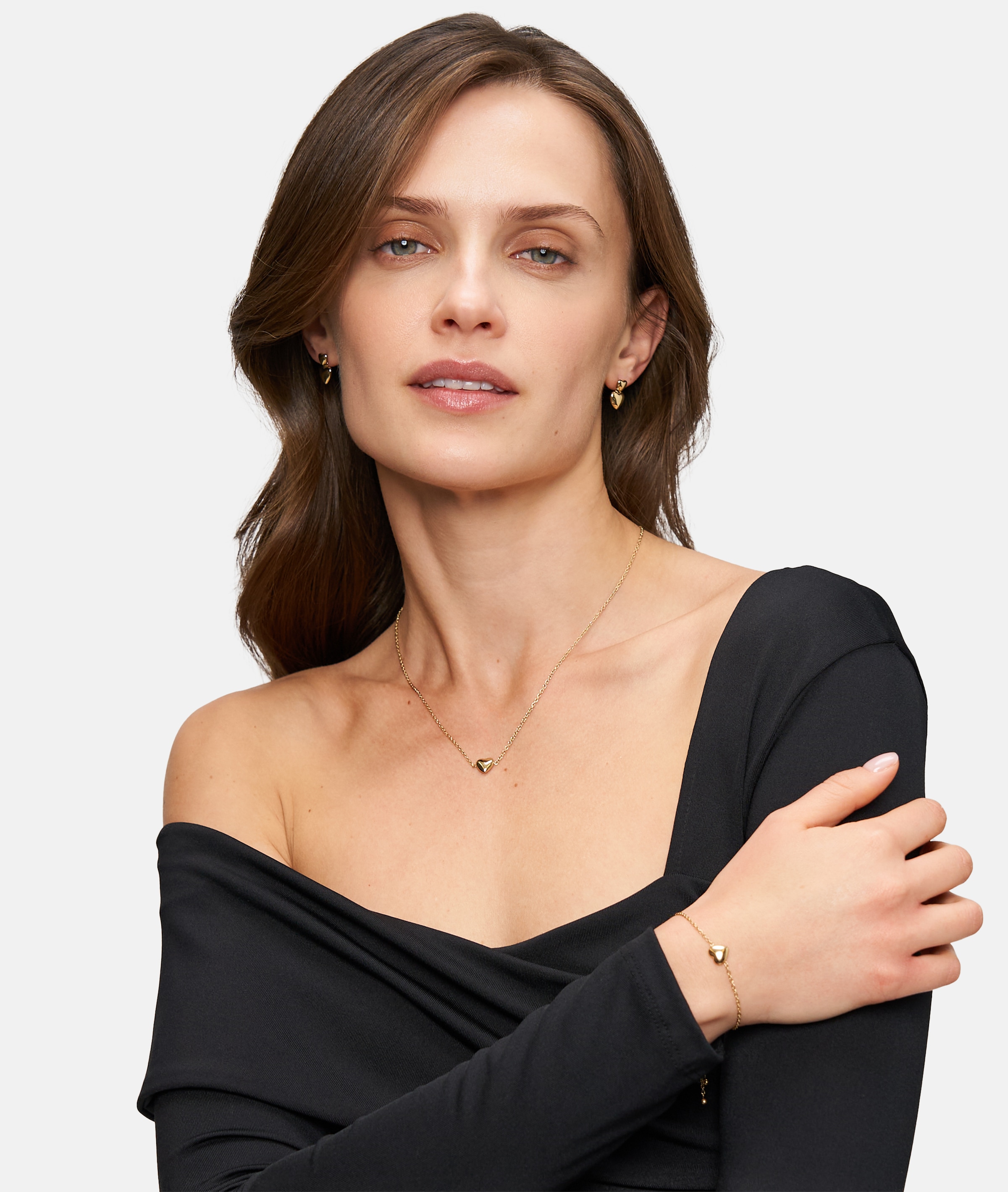 Tamaris Kette mit Anhänger »Schmuck Geschenk Edelstahl Halskette Bold Hearts Herz«
