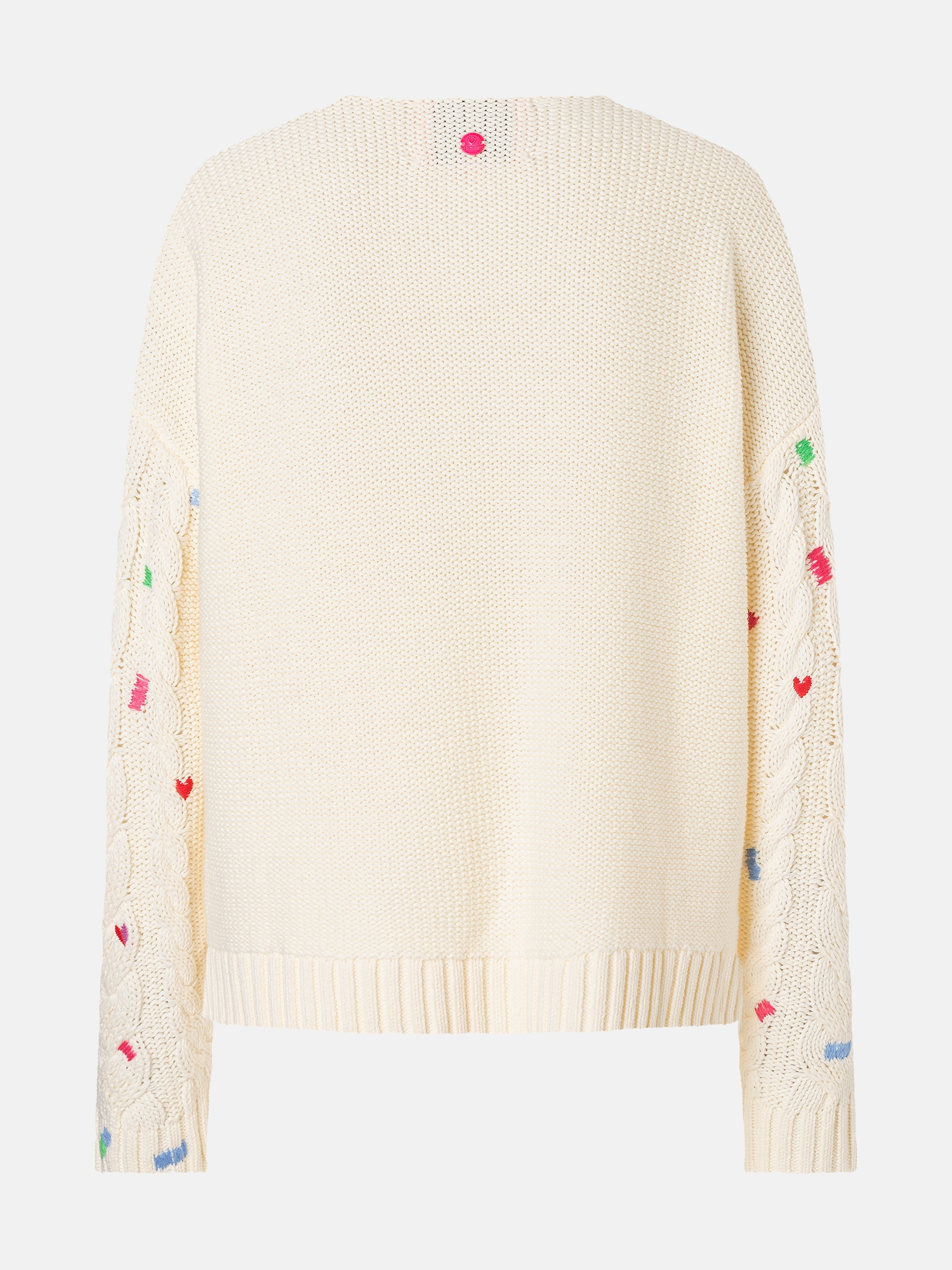 Lieblingsstück Strickpullover »DinziL« mit verspielten Stickdetails, Rundhals