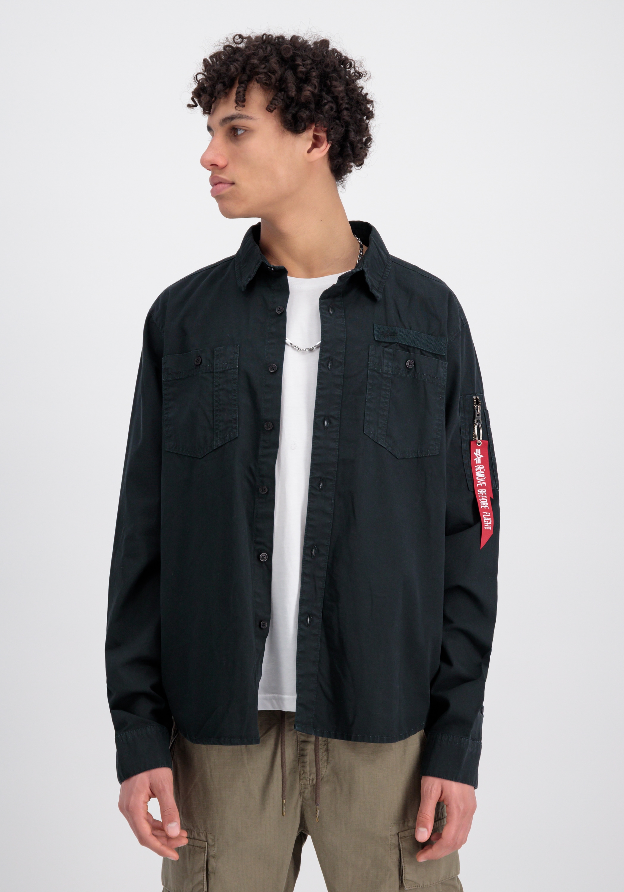 Alpha Industries Oversize-Shirt »Alpha Industries Men - Shirts Air Force EMB Shirt«