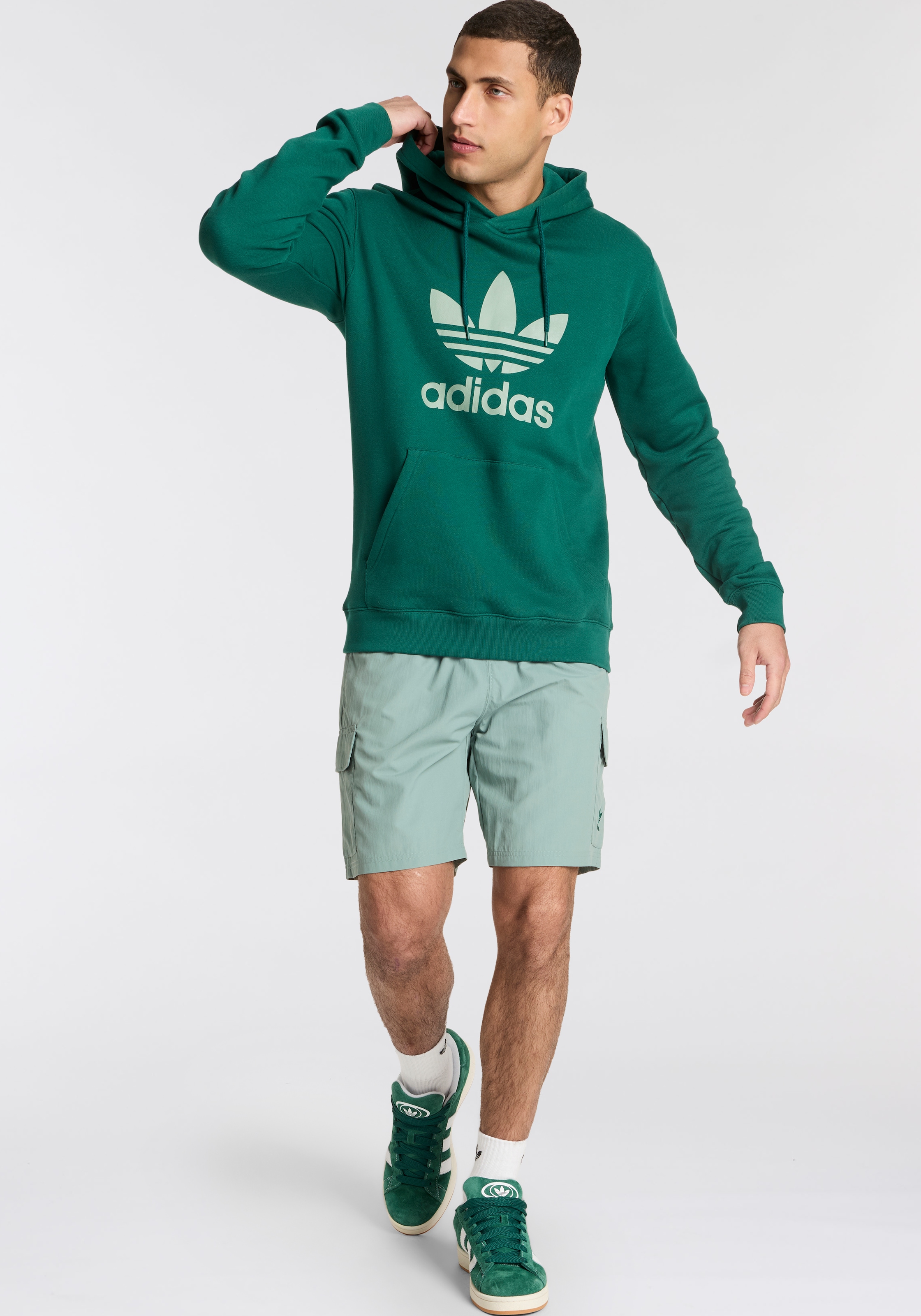 adidas Originals Kapuzensweatshirt »TREFOIL HOODY«, Hoodie, Kapuzenpullover mit großem Logoprint