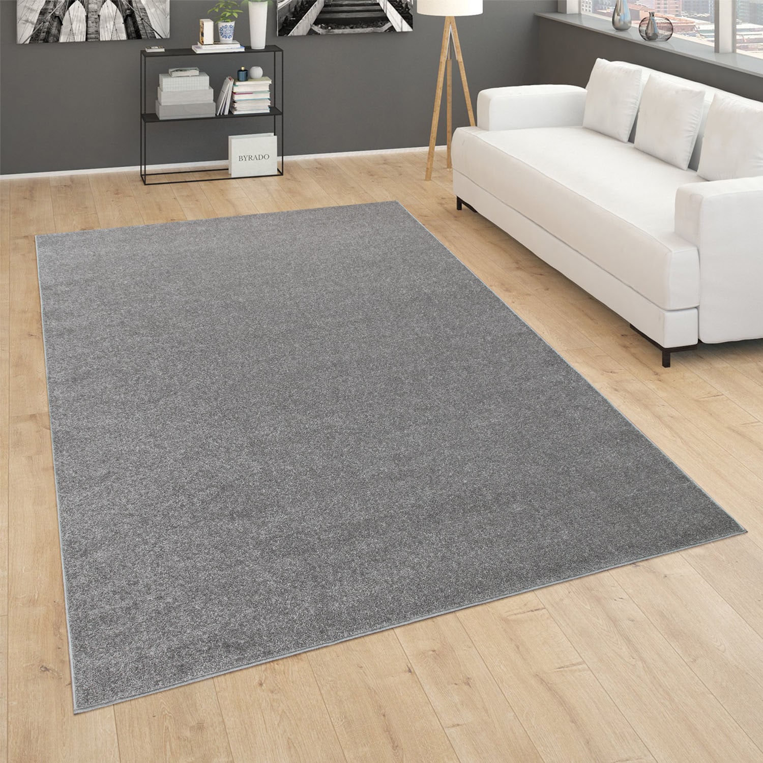Paco Home Teppich »Porto 890«, rechteckig, Kurzflor, Uni-Farben, ideal im  Wohnzimmer & Schlafzimmer im OTTO-Shop | Kurzflor-Teppiche