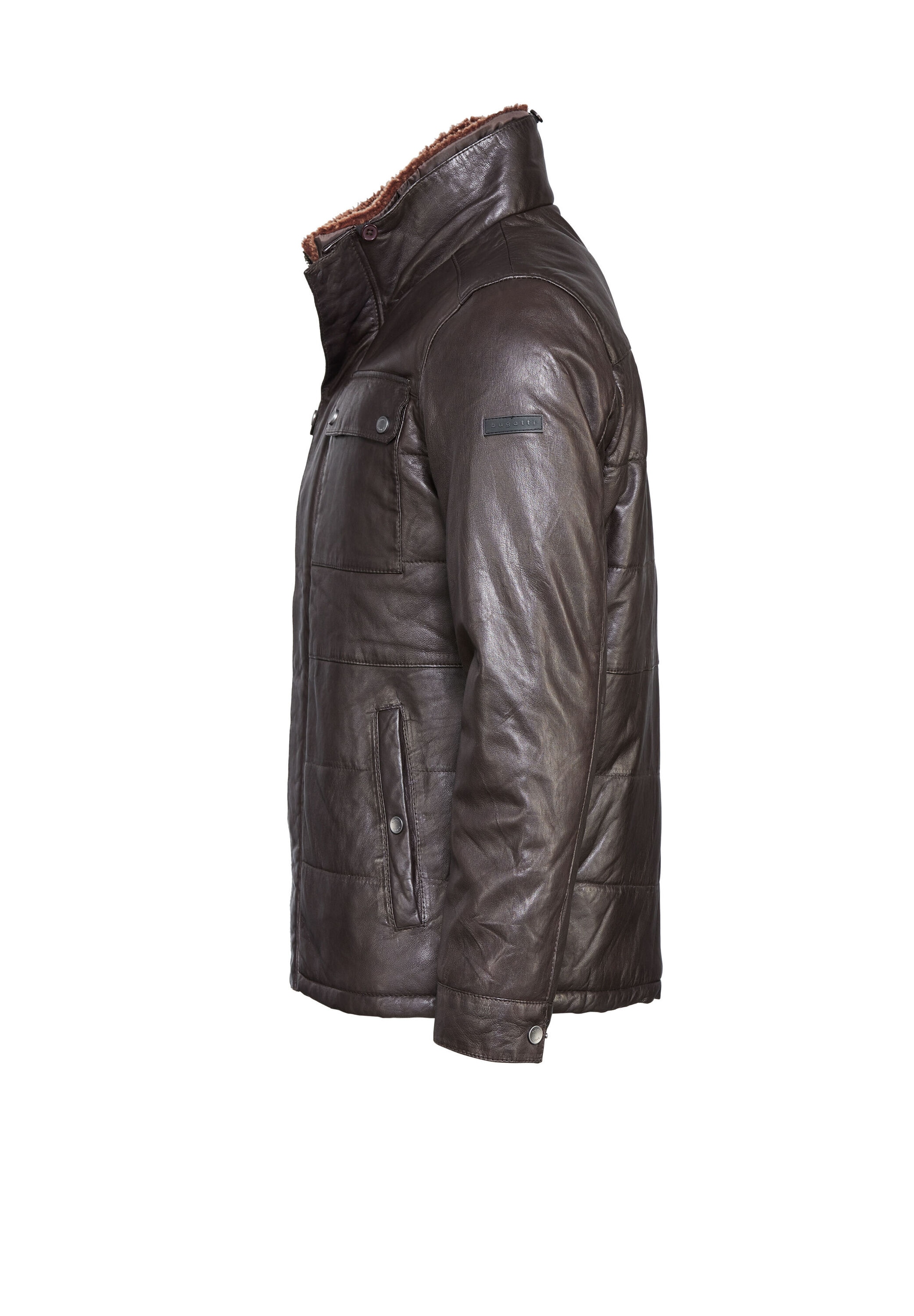 bugatti Blouson »BUMARCELLO« ohne Kapuze mit weichem Stehkragen