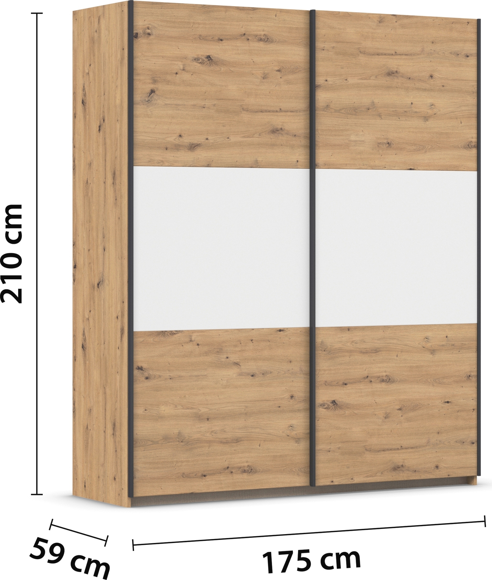 rauch Schwebetürenschrank »Kleiderschrank Schrank Garderobe Garderobenschrank Wäscheschrank NEO« in 3 verschiedenen Ausstattungen BASIC/CLASSIC/PREMIUM,  mit großzügigem Stauraum und vielfältigen Farbkombinationen